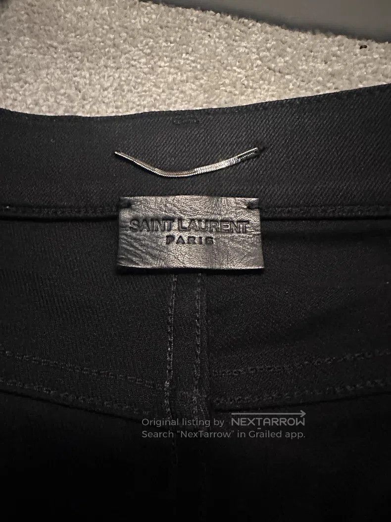 Saint Laurent Paris Saint Laurent Paris Waxed Denim Jeans Size US 30 / EU 46 - 4 Thumbnail