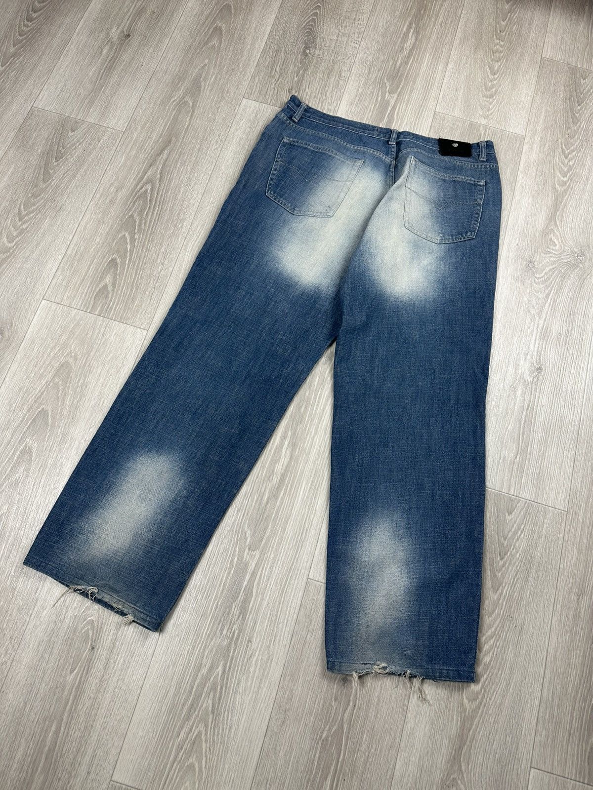 Versace × Versace Jeans Couture Baggy Versace Jeans Couture Distressed Denim Pants Size US 40 / EU 56 - 7 Thumbnail