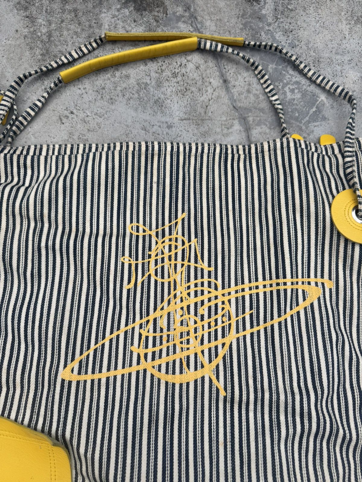 Vivienne Westwood Monogram Orb Logo Vivienne Westwood Leather Canvas Bag Size ONE SIZE - 2 Thumbnail
