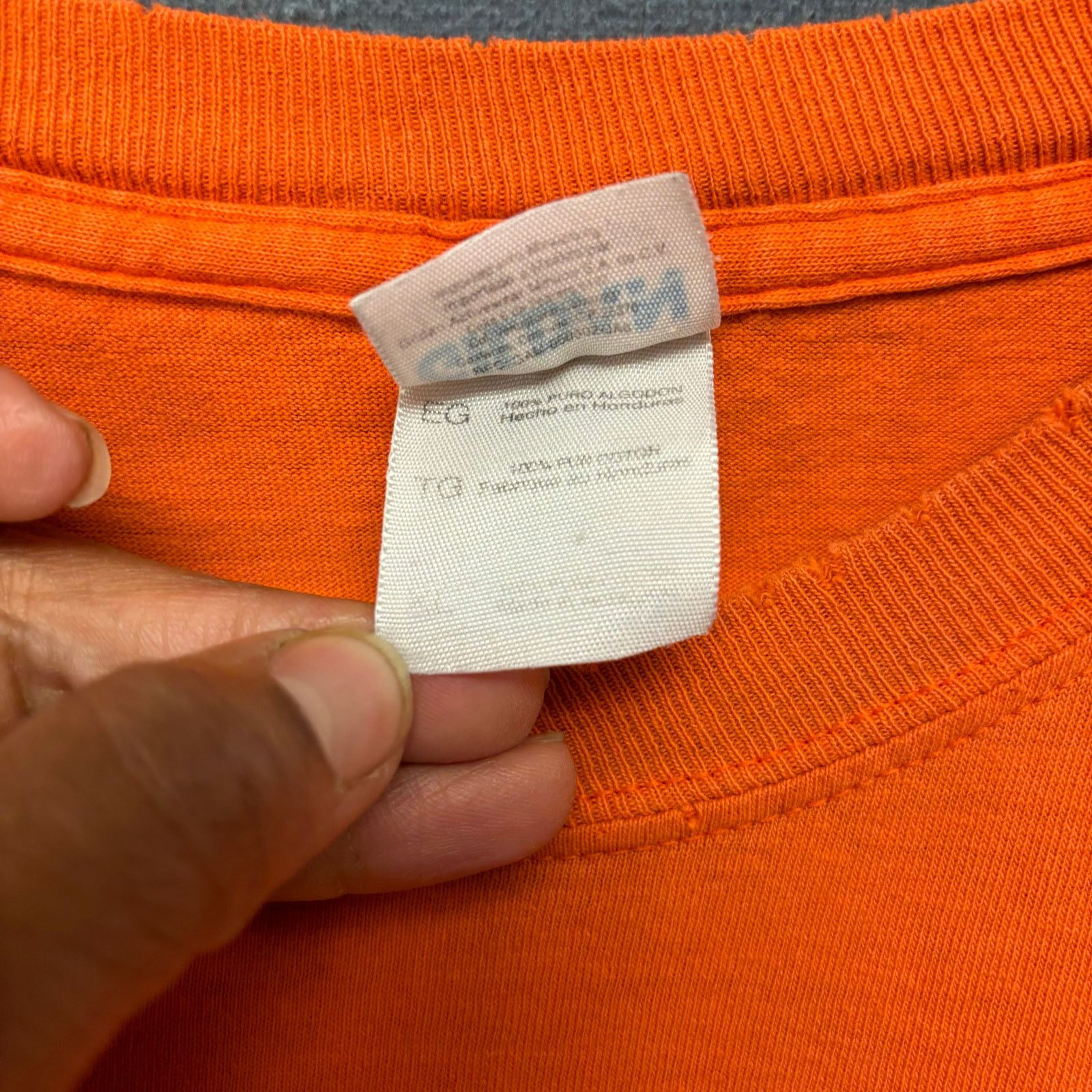 Gildan PG&E Shirt Long Sleeve Orange Utility XL Zero in on Safety Size US XL / EU 56 / 4 - 13 Thumbnail