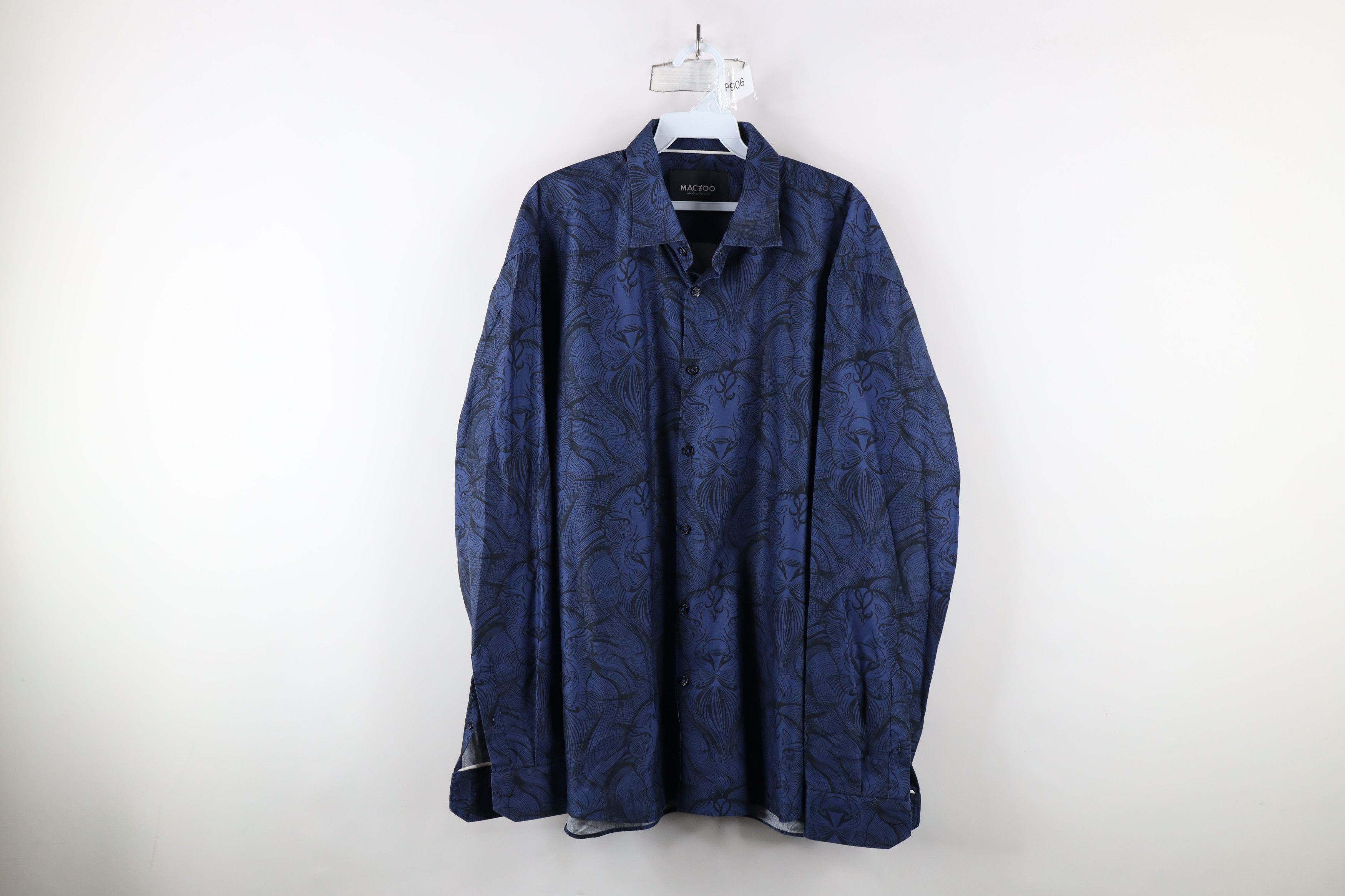 Maceoo × Vintage Maceoo Lion All Over Print Collared Button Shirt Italy Size US XXL / EU 58 / 5 - 1 Thumbnail