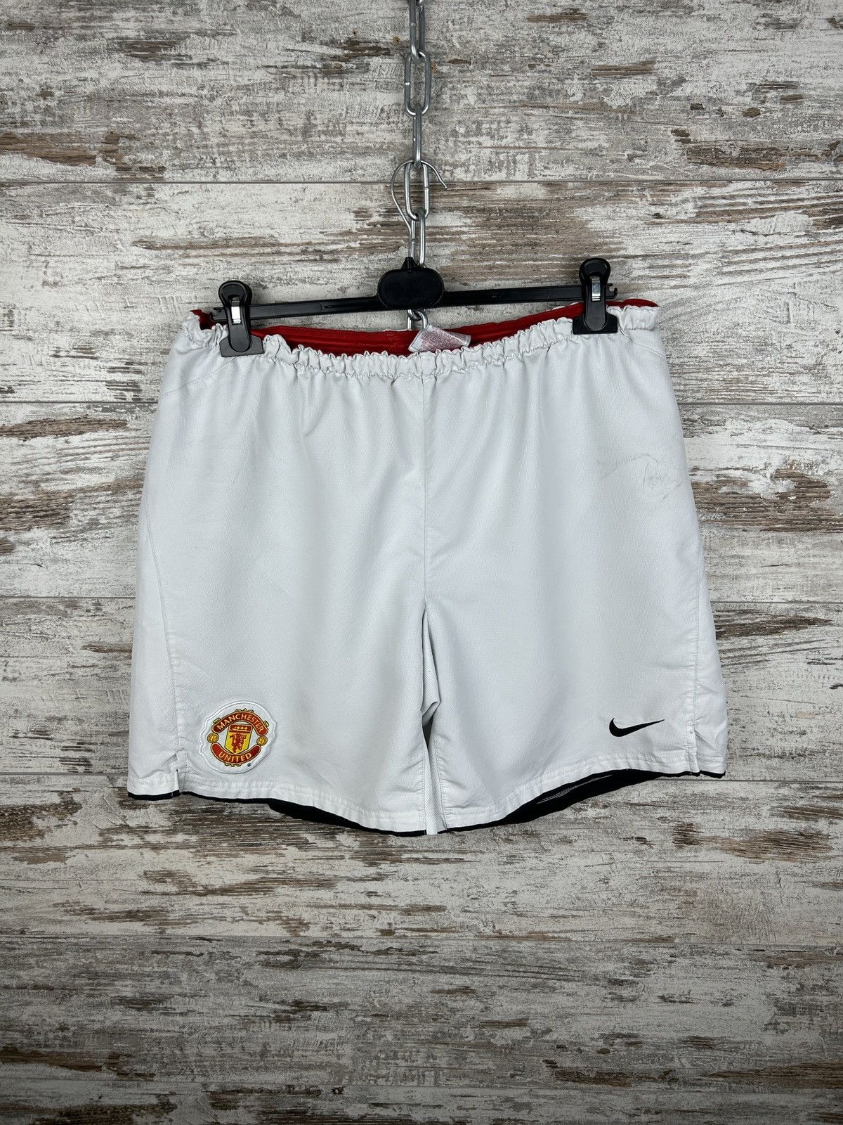Adidas × Vintage Mens Vintage Adidas FC Manchester United shorts soccer rare Size US 34 / EU 50 - 1 Thumbnail