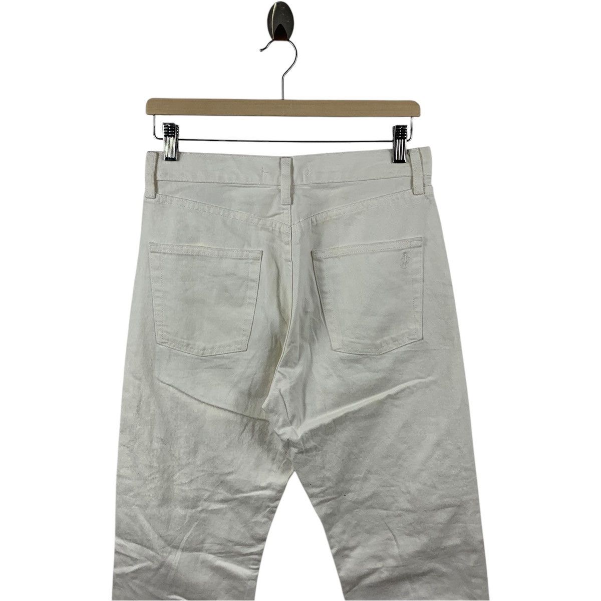 JW Anderson × Japanese Brand UNIQLO X JW ANDERSON Straight cut white coloured jeans pants Size US 30 / EU 46 - 16 Thumbnail