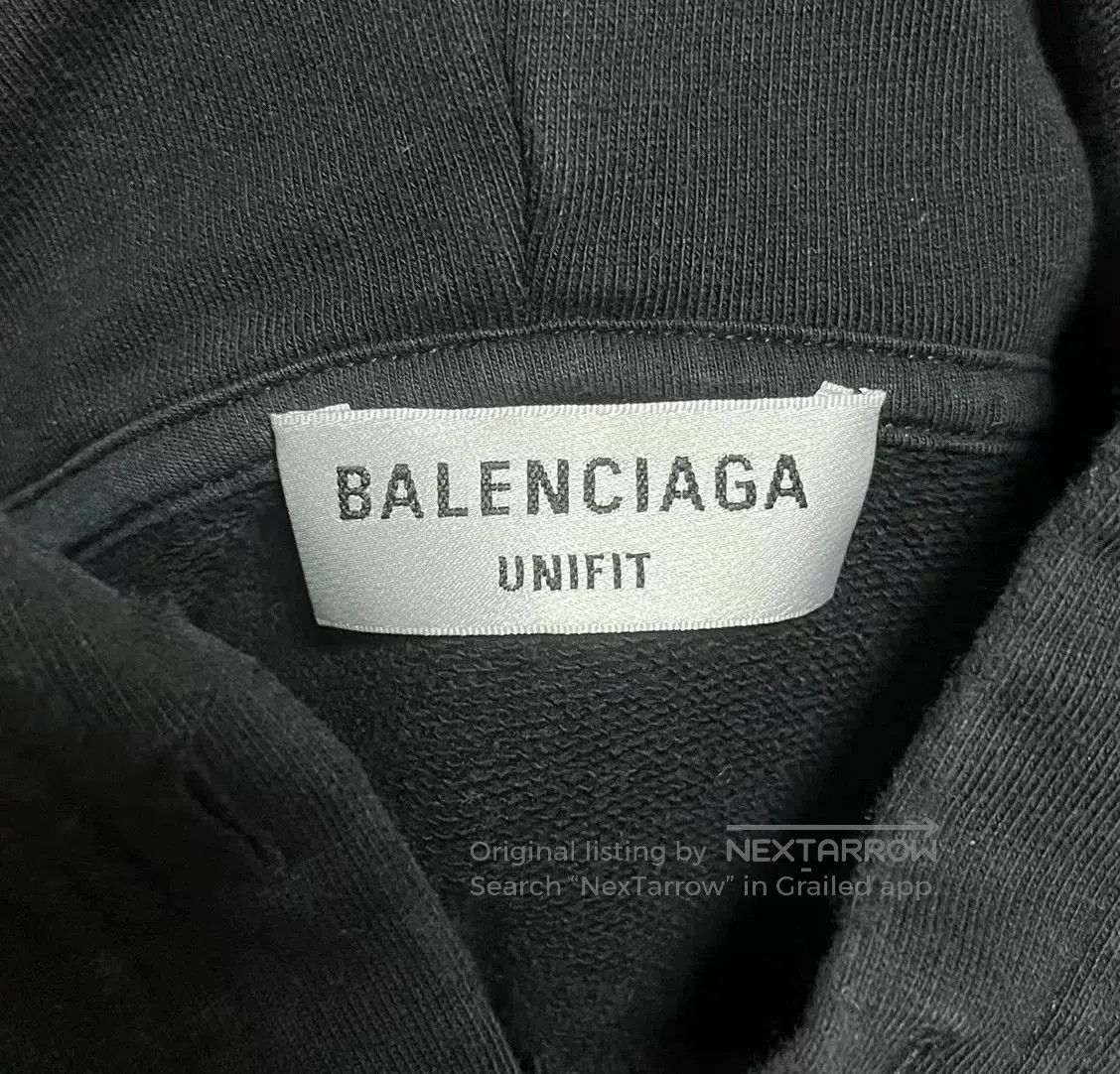 Balenciaga Balenciaga Distressed Logo Hoodie S. Size US S / EU 44-46 / 1 - 3 Thumbnail