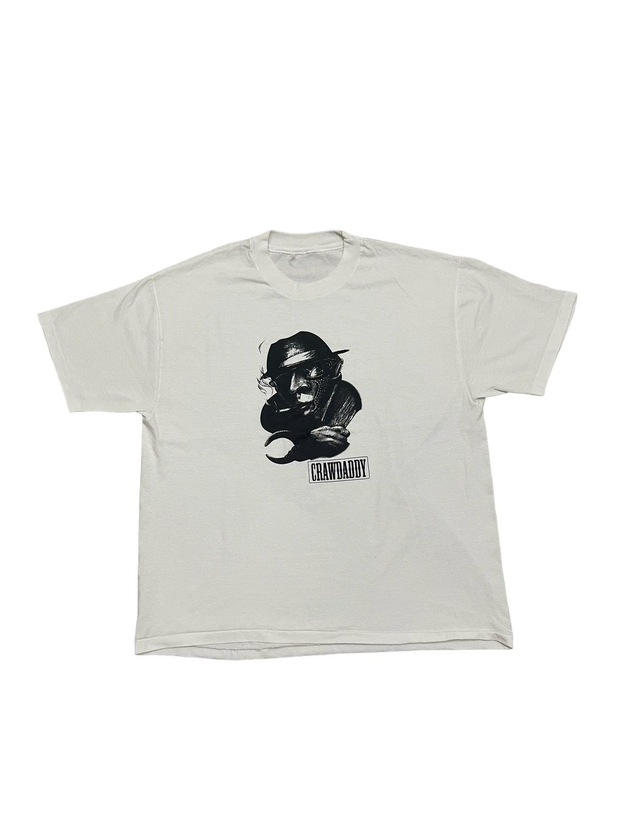 image of Pop Magazine x Post Archive Faction Paf Vintage Crawdaddy Magazine T-Shirt in White, Men's (Size XL