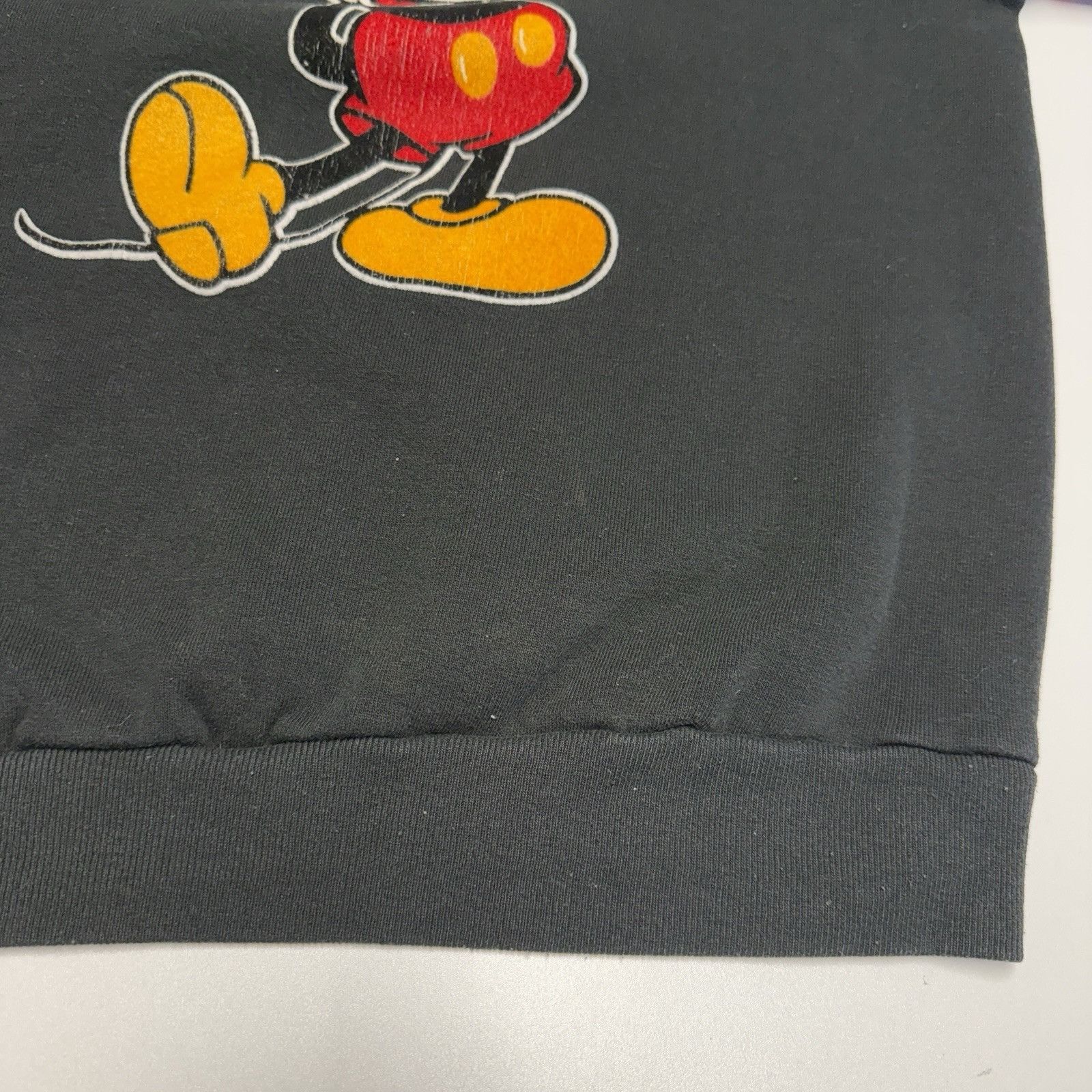 Disney Vintage 80s Disney Mickey Mouse Sweatshirt Mens Large Black Size US L / EU 52-54 / 3 - 6 Thumbnail