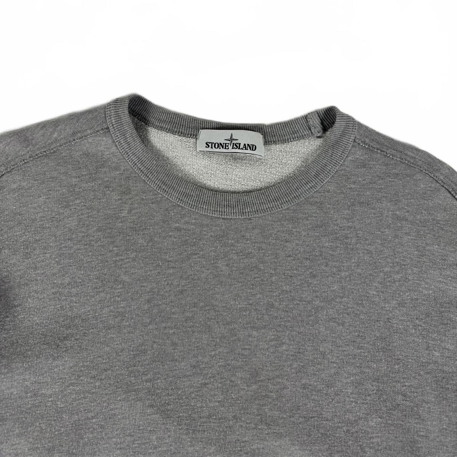 Stone Island Stone Island Cotton Grey Pullover Jumper Medium Size US M / EU 48-50 / 2 - 3 Thumbnail