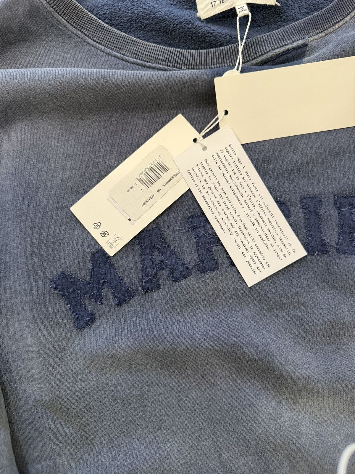 Maison Margiela MAISON MARGIELA logo-print organic-cotton Size US L / EU 52-54 / 3 - 3 Thumbnail