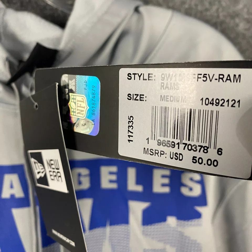 New Era New Era Los Angeles Rams Hoodie Medium Pullover Men's NWT Size US M / EU 48-50 / 2 - 3 Thumbnail