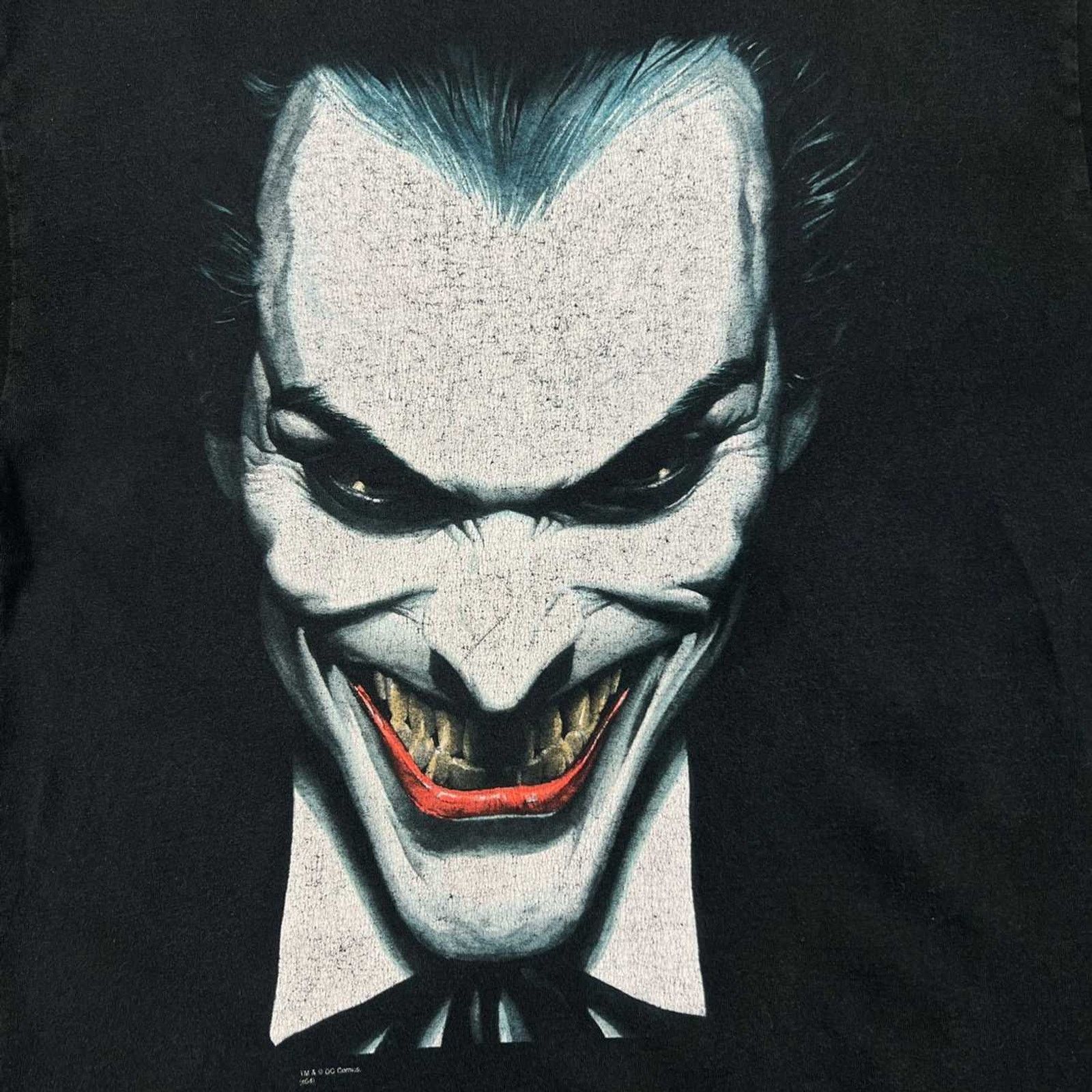 DC Comics × Vintage Vintage 2004 The Joker T Shirt Batman DC Full Print Tee Size US L / EU 52-54 / 3 - 2 Thumbnail