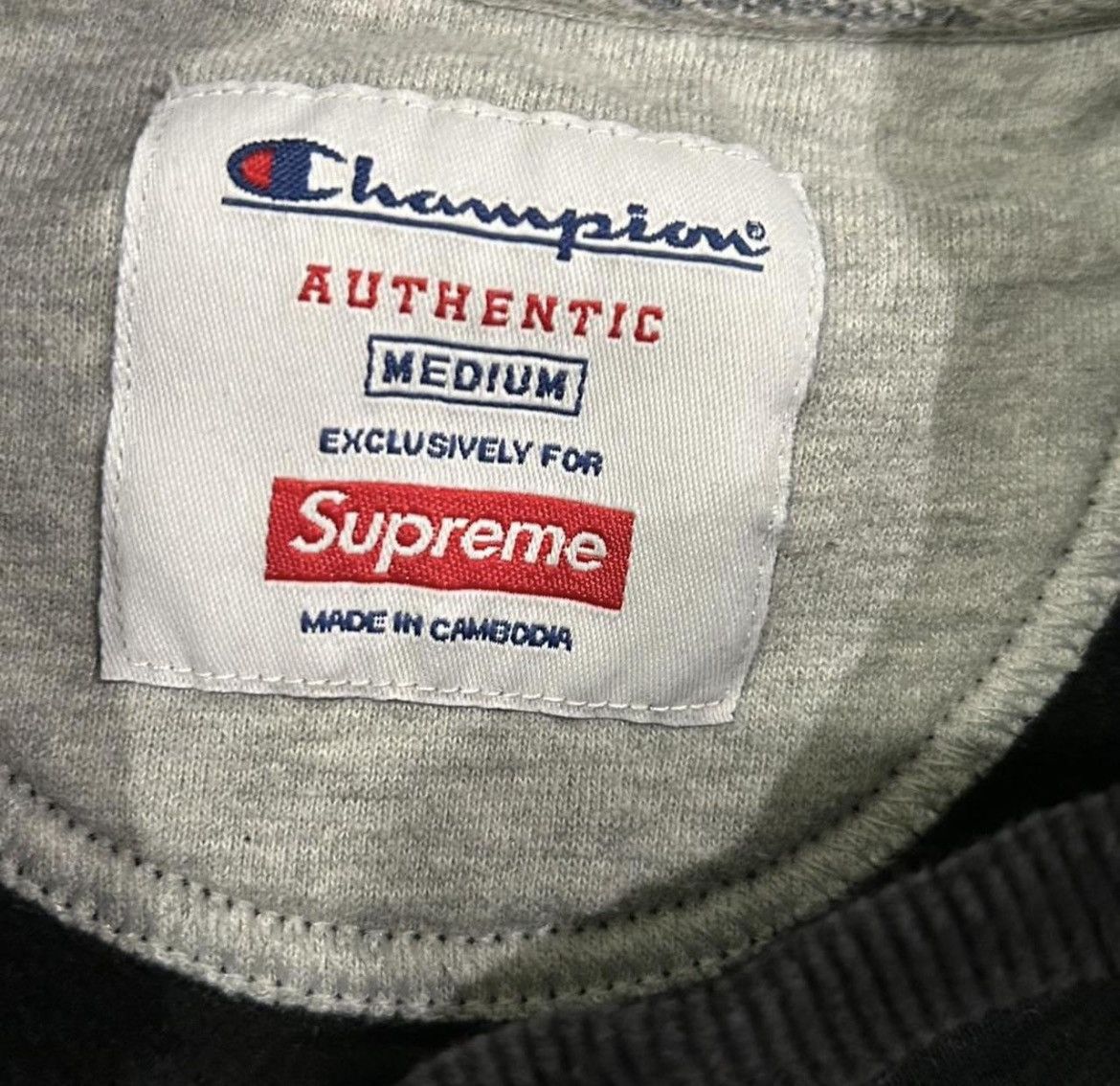 Champion × Supreme Supreme X Champion crewneck Size US M / EU 48-50 / 2 - 3 Thumbnail