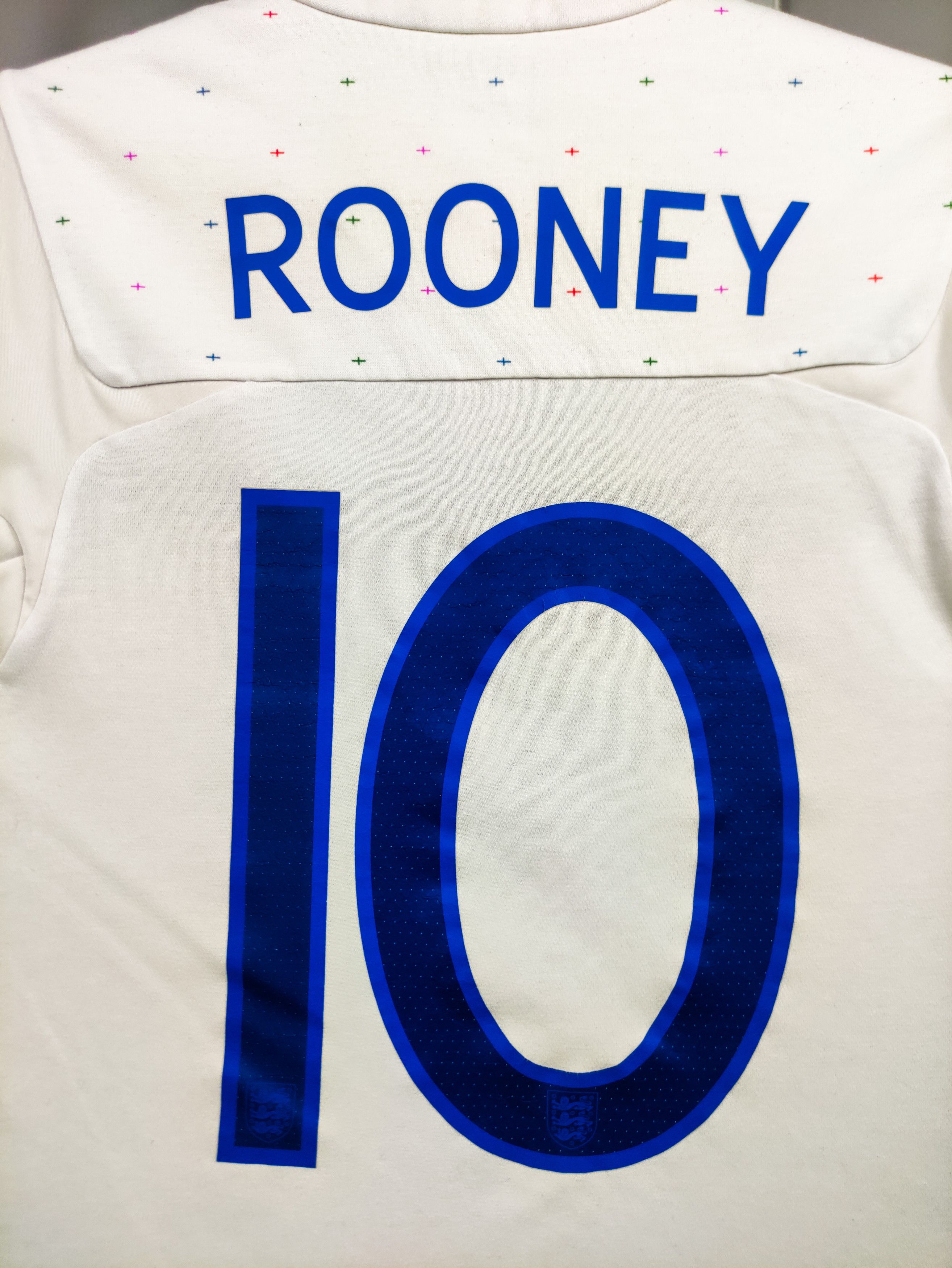 Umbro Wayne Rooney #10 England 2011 Home Umbro Blokecore Vintage Size US S / EU 44-46 / 1 - 7 Thumbnail