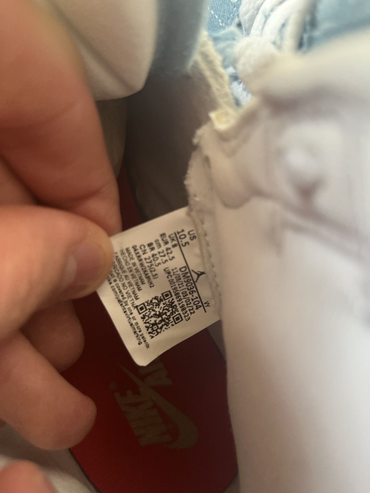 Jordan Brand × Nike Air Jordan one denim Size US 9.5 / EU 42-43 - 2 Thumbnail