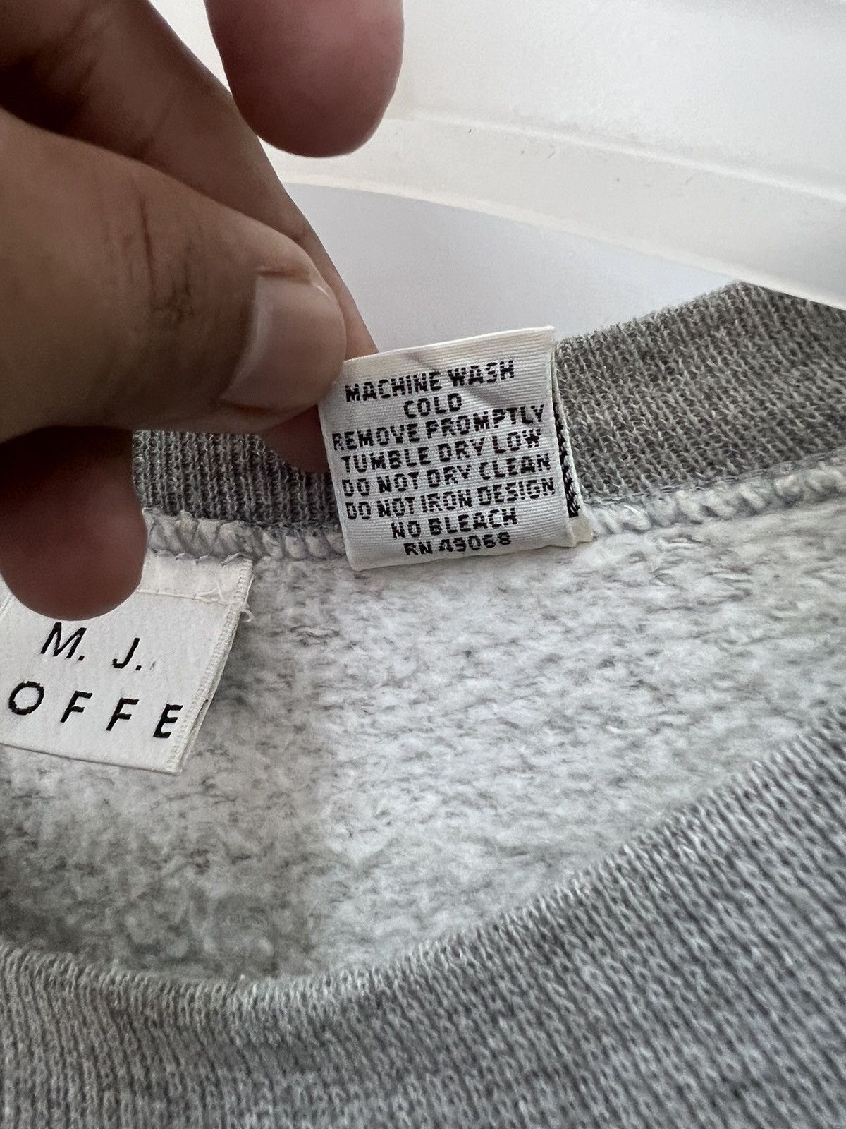 Vintage 🔥 Vintage 90's M.J Soffe Made in USA Plain Sweatshirt - M Size US M / EU 48-50 / 2 - 7 Thumbnail