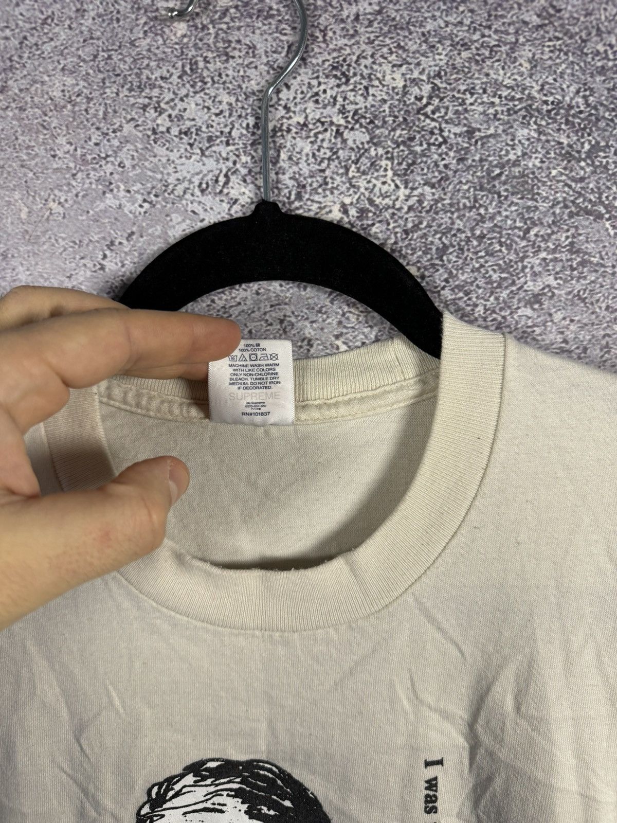 Supreme × Vintage Supreme Freaking Out Tee Beige Medium Authentic Streetwear Size US M / EU 48-50 / 2 - 7 Thumbnail