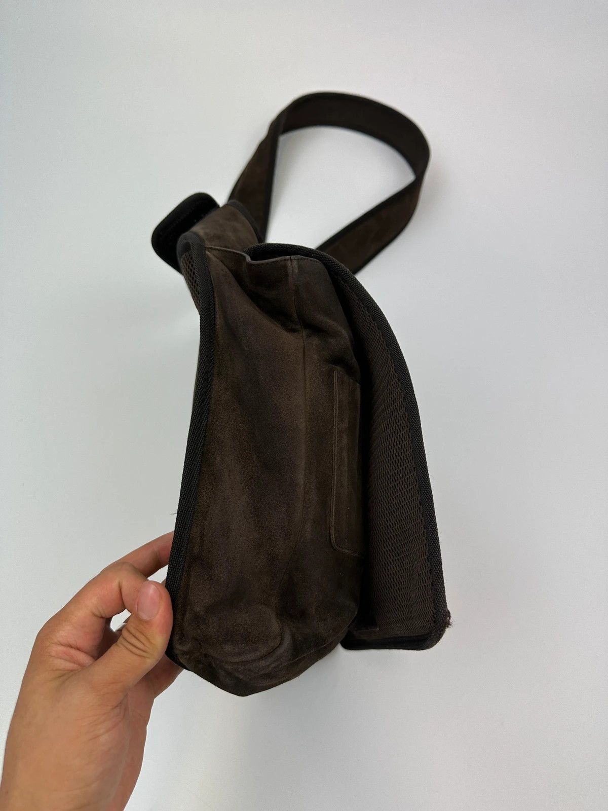 Miu Miu Miu Miu FW1999 Suede & Mesh SideBag CrossBody Size ONE SIZE - 9 Thumbnail