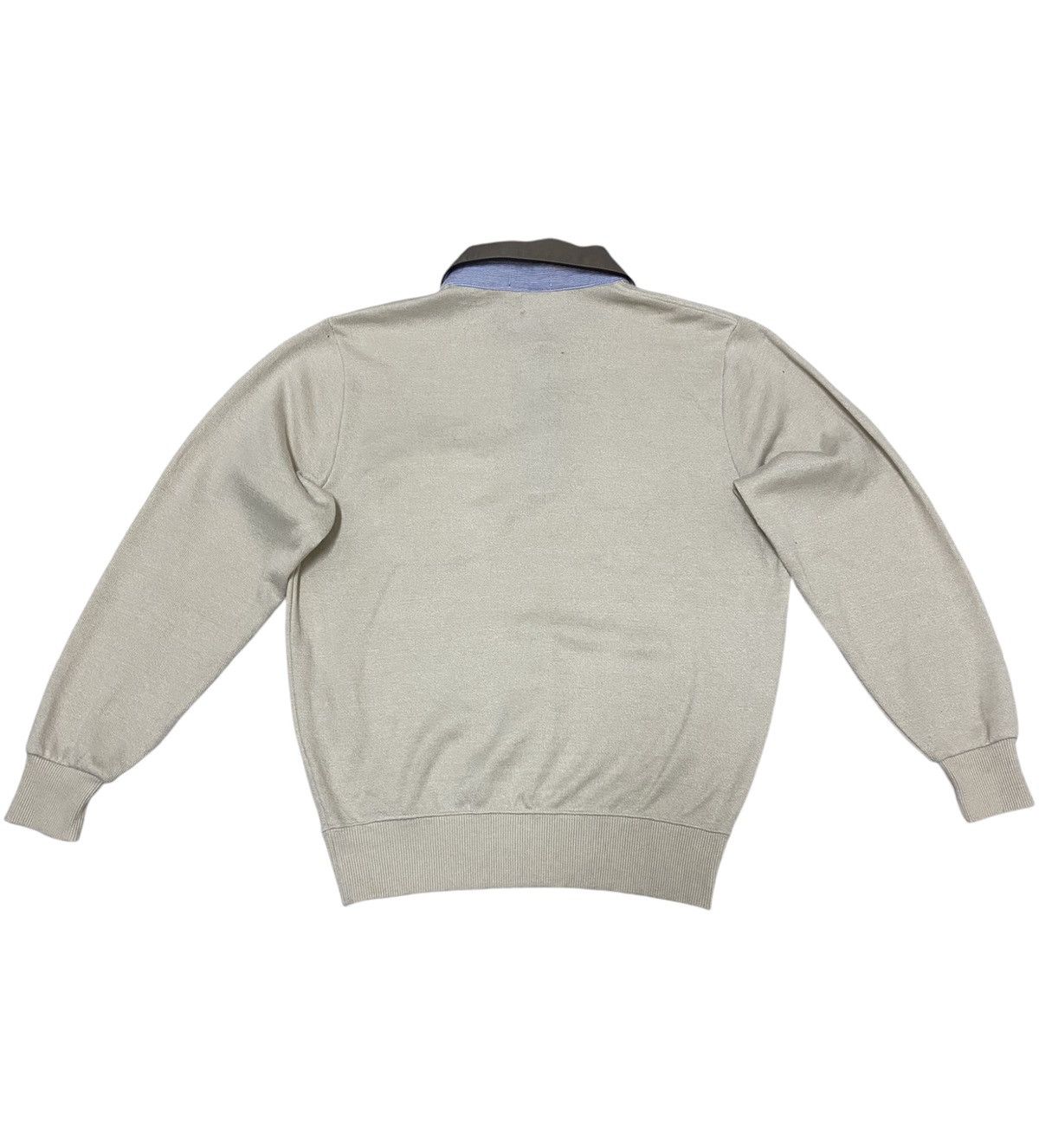 Japanese Brand × Kansai Yamamoto × Vintage 🇯🇵 Kansai Yamamoto Pullover Collar Neck Knit Sweater (C3) Size US M / EU 48-50 / 2 - 3 Thumbnail