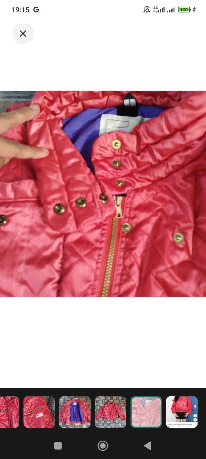Other American vintage women’s red jacket Size L / US 10 / IT 46 - 6 Thumbnail