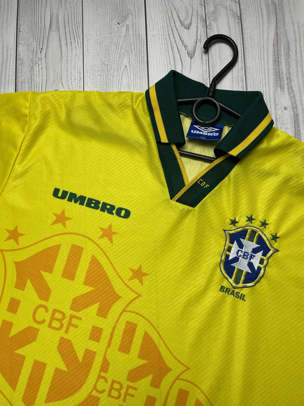 Umbro × Vintage Vintage Umbro Brazil soccer jersey Brazil size XXL logo Size US XXL / EU 58 / 5 - 3 Thumbnail