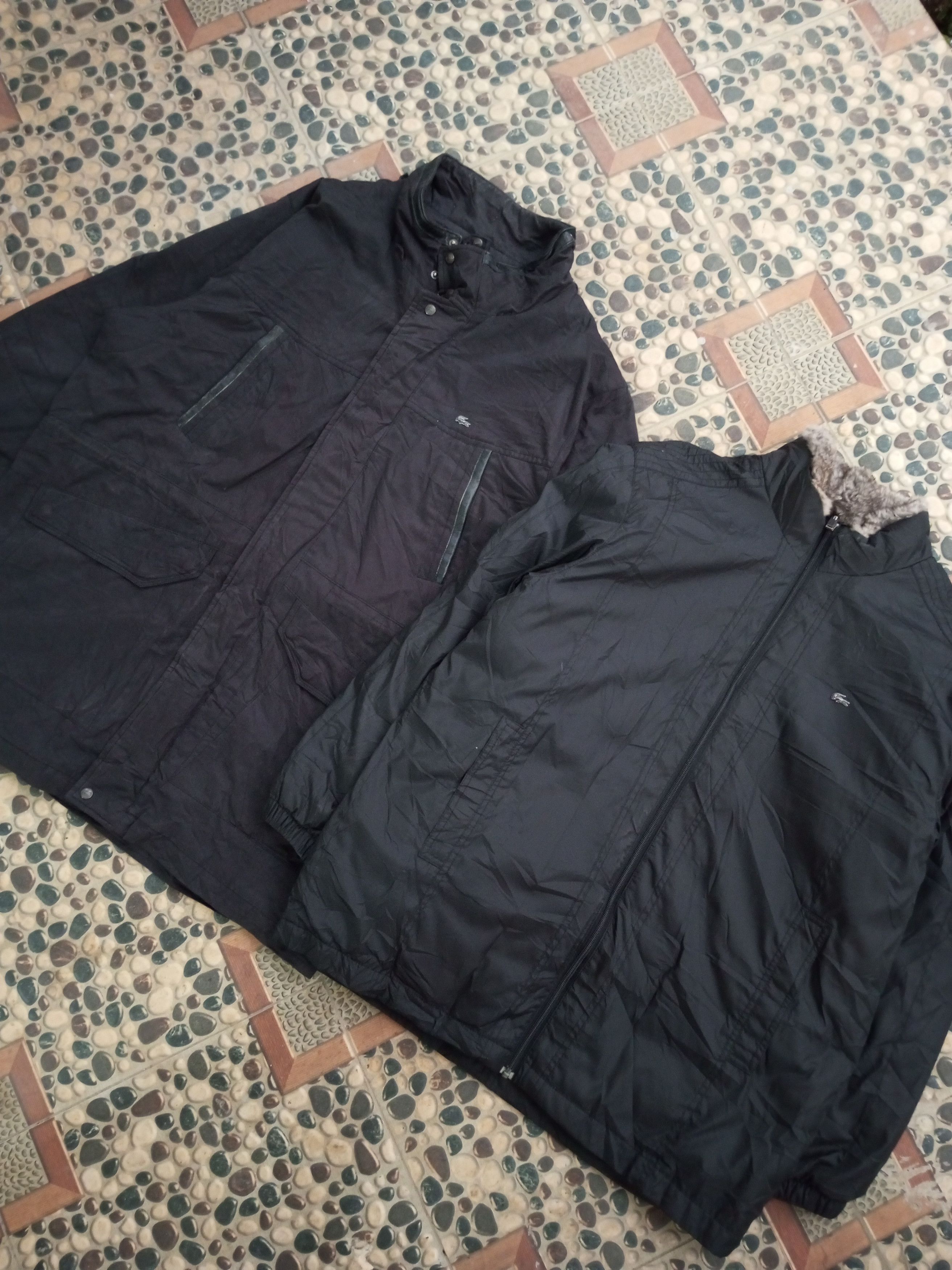 Japanese Brand × Lacoste Lacoste wax 2 layer jacket vintage Size US L / EU 52-54 / 3 - 6 Thumbnail