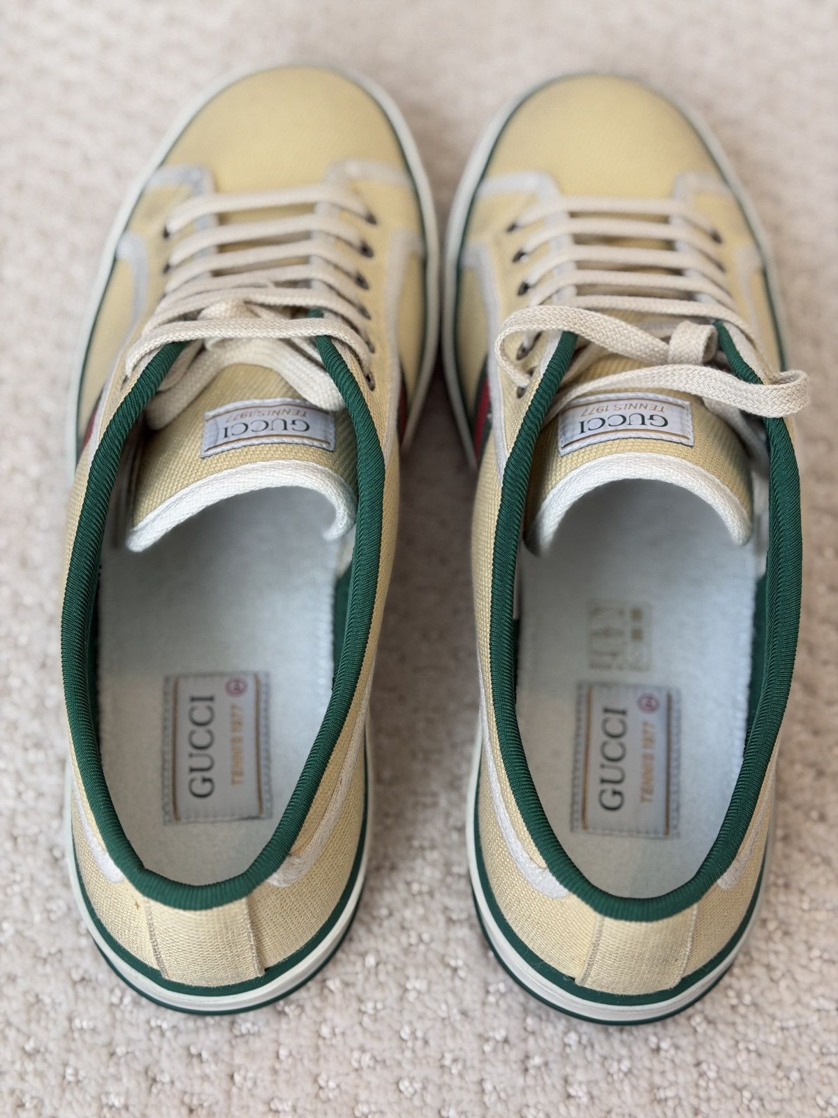 Gucci [BNIB] Gucci Tennis 1977 Sneakers - Off-White/Beige - US 9.5 Size US 9.5 / EU 42-43 - 5 Thumbnail