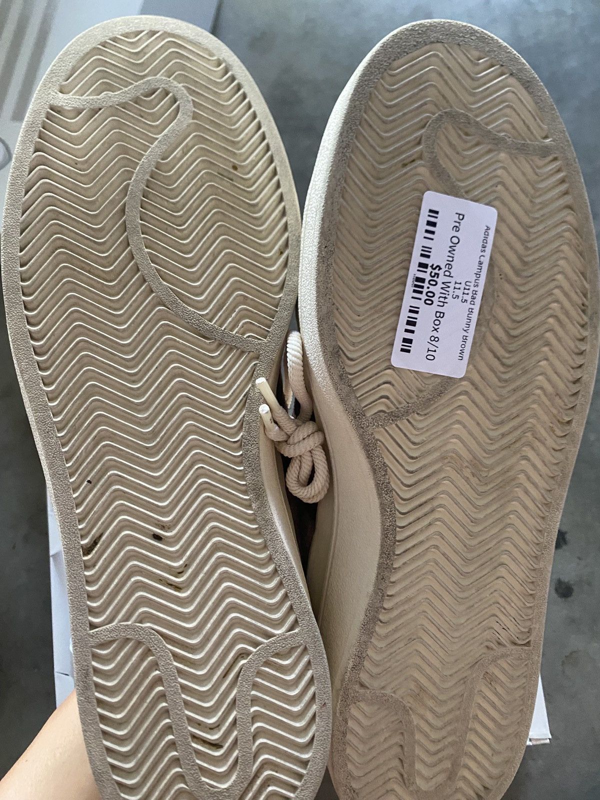 Adidas Adidas Bad Bunny Campus Brown Size US 11.5 / EU 44-45 - 5 Thumbnail