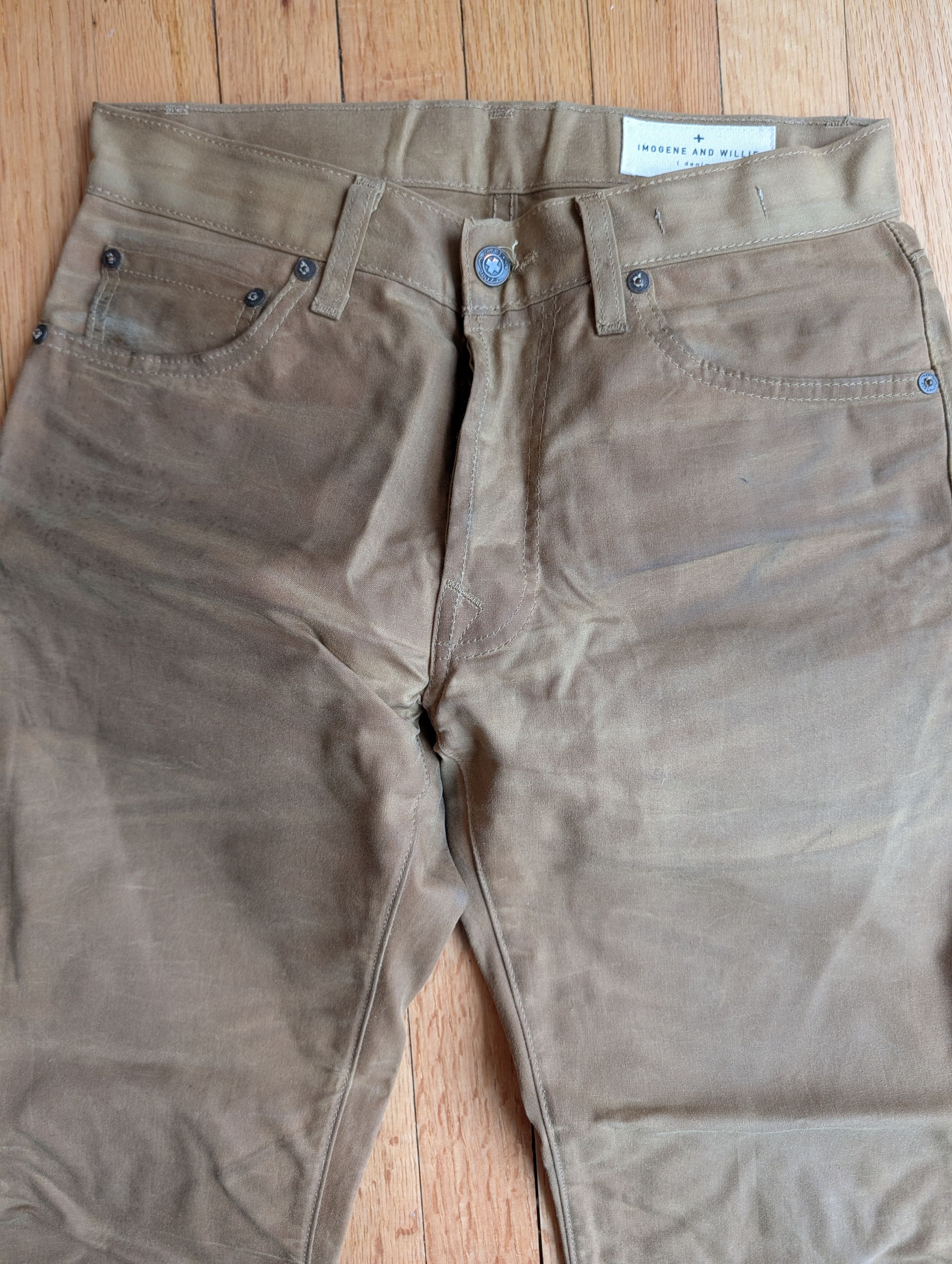 Imogene + Willie I&W Oilcloth Willie Pants Size US 28 / EU 44 - 2 Thumbnail
