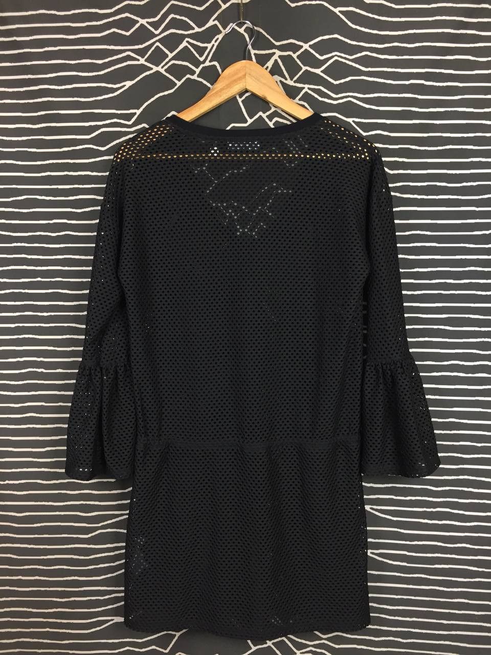 Calvin Klein Calvin Klein Mesh Bell Sleeve Tunic Cover Dress Size S / US 4 / IT 40 - 7 Thumbnail