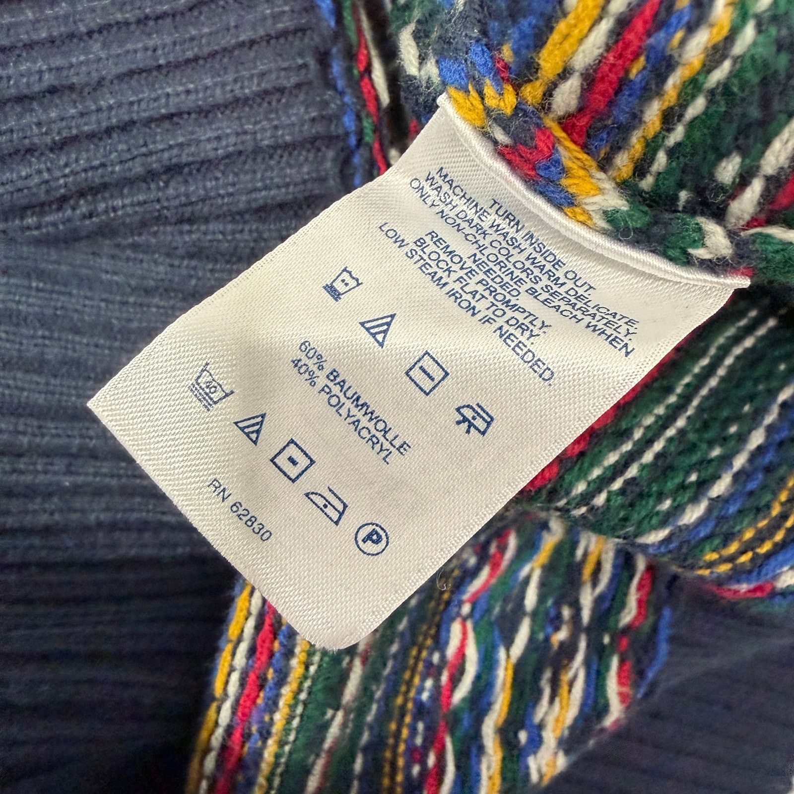 Lands' End Lands End Fair Isle Roll Neck Sweater Men's Medium Geometric Size US M / EU 48-50 / 2 - 6 Thumbnail