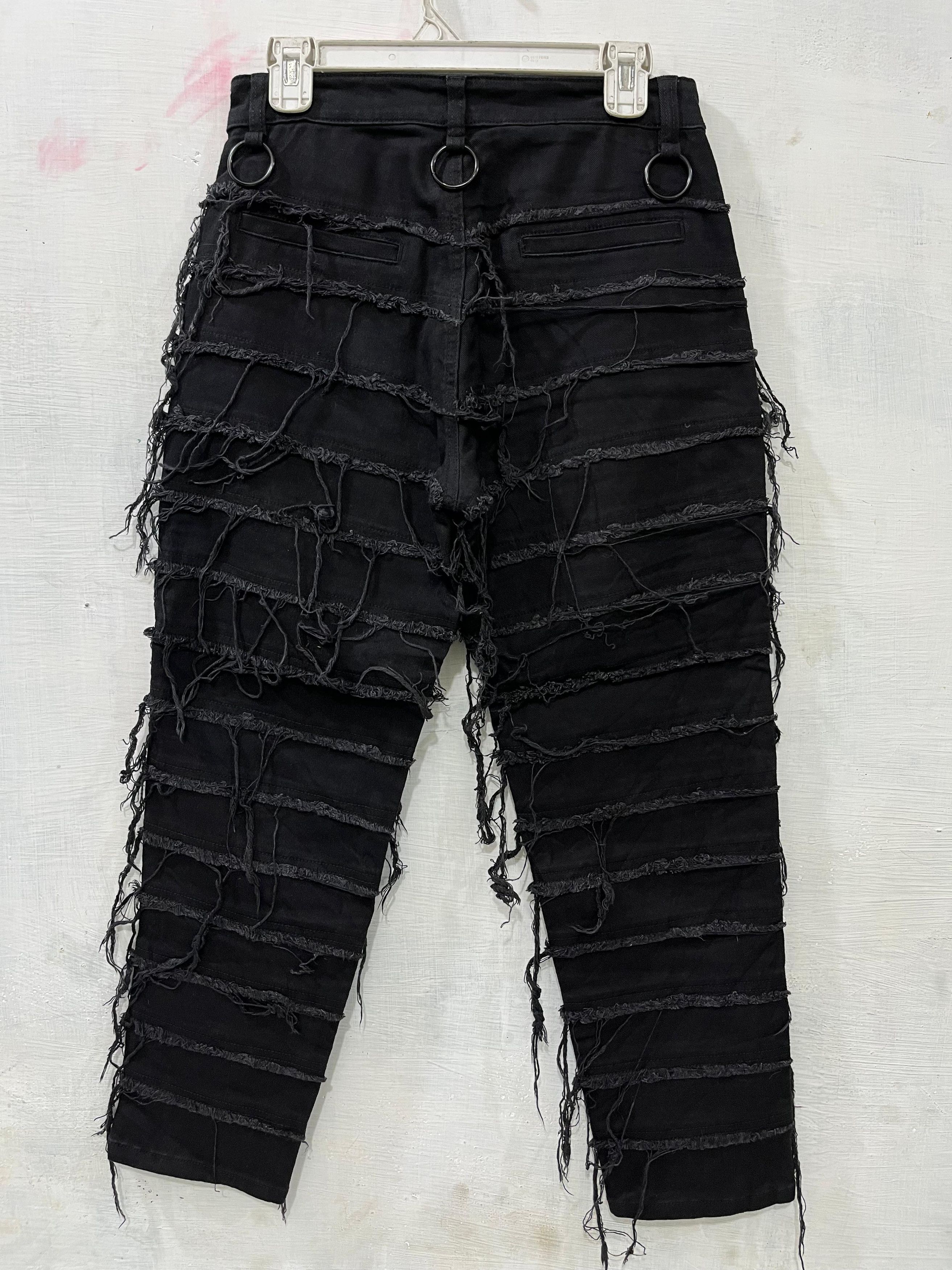 Japanese Brand Japanese Brand Pure Ripped Stacked Distressed Destroyed Pant Size US 28 / EU 44 - 2 Thumbnail