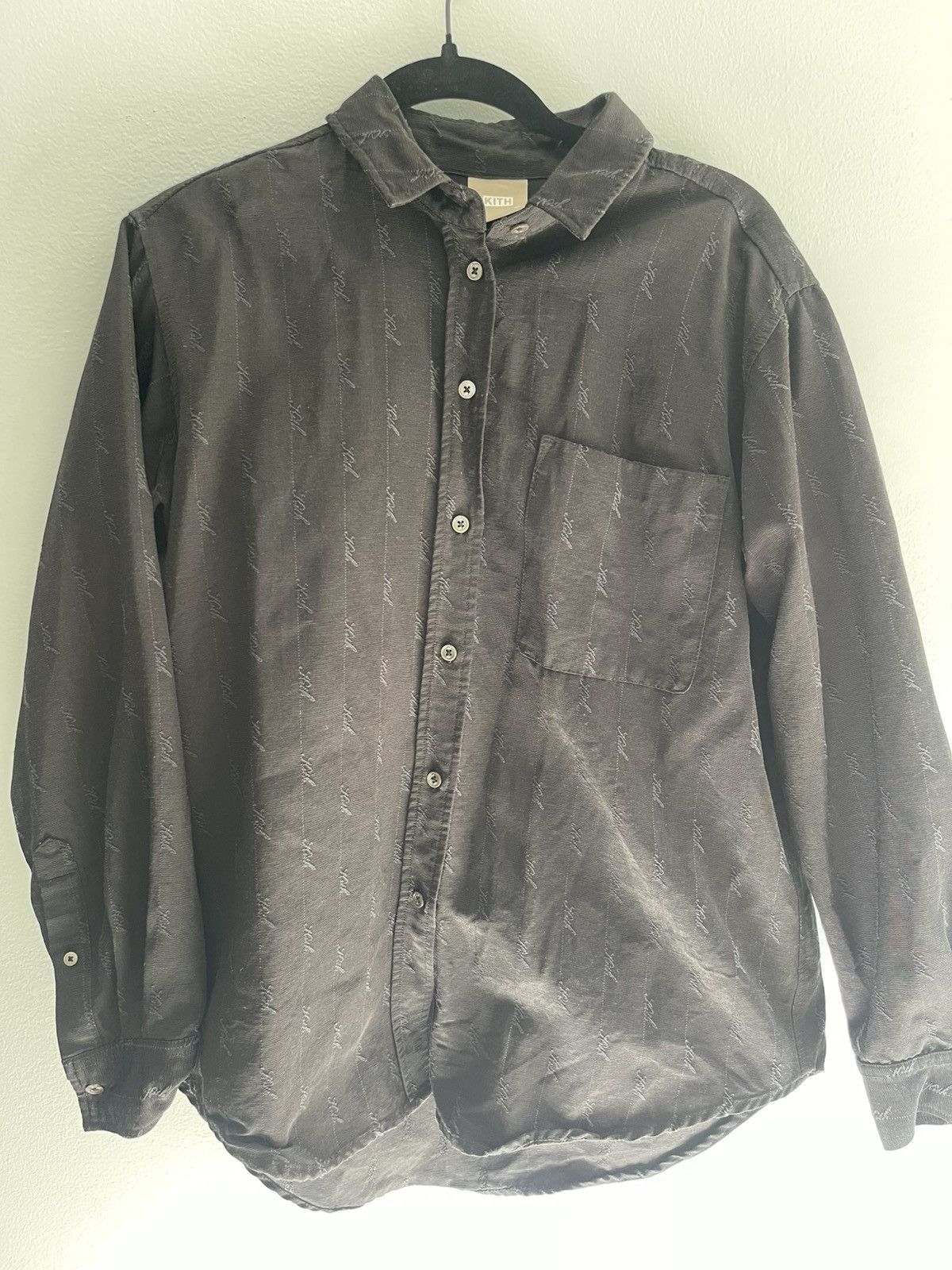 Kith Black kith button up longsleeve shirt Size US M / EU 48-50 / 2 - 5 Thumbnail