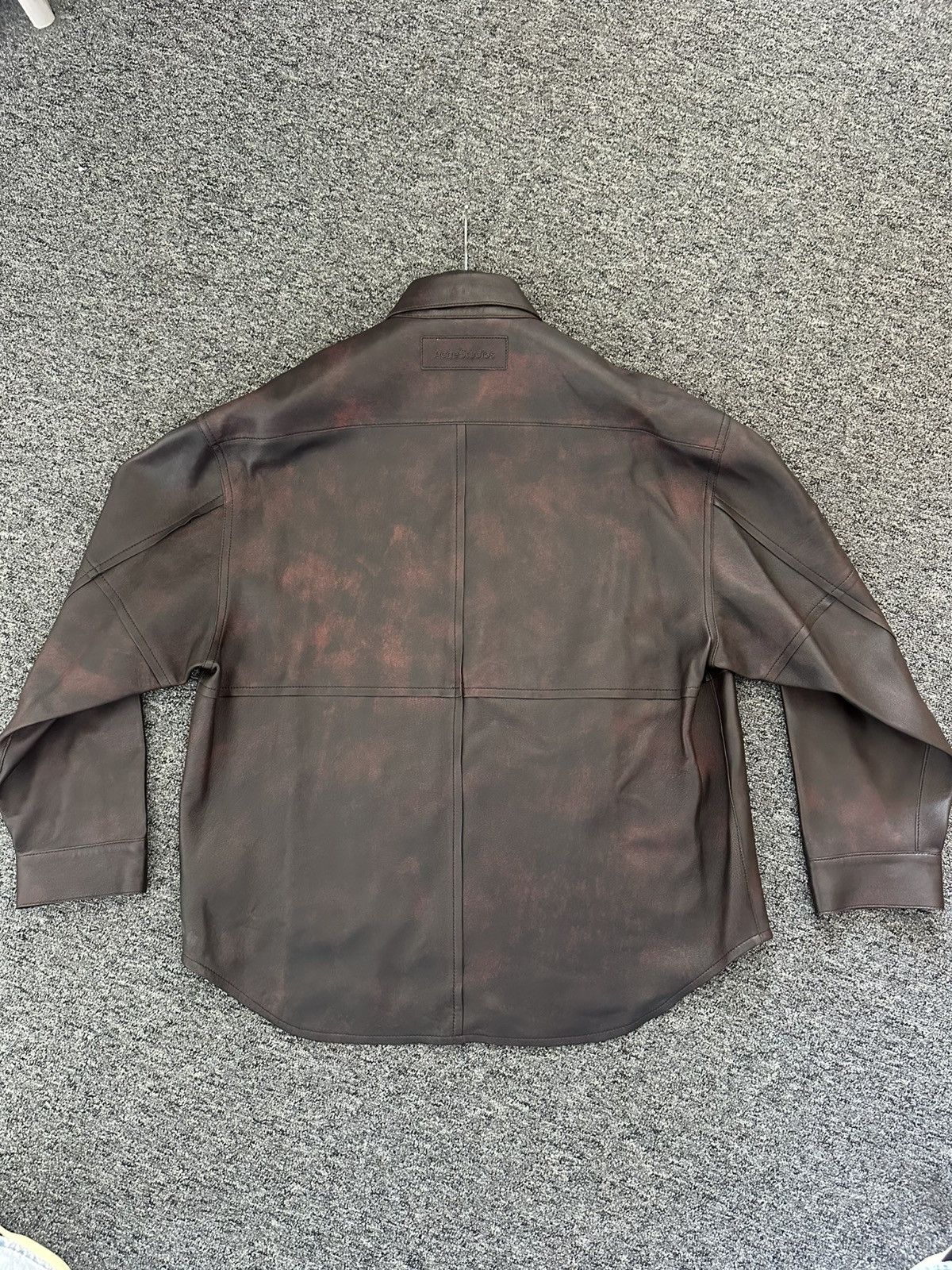 Acne Studios Acne Studios Leather Shirt Jacket 46 fits L AW25 Size US L / EU 52-54 / 3 - 2 Thumbnail