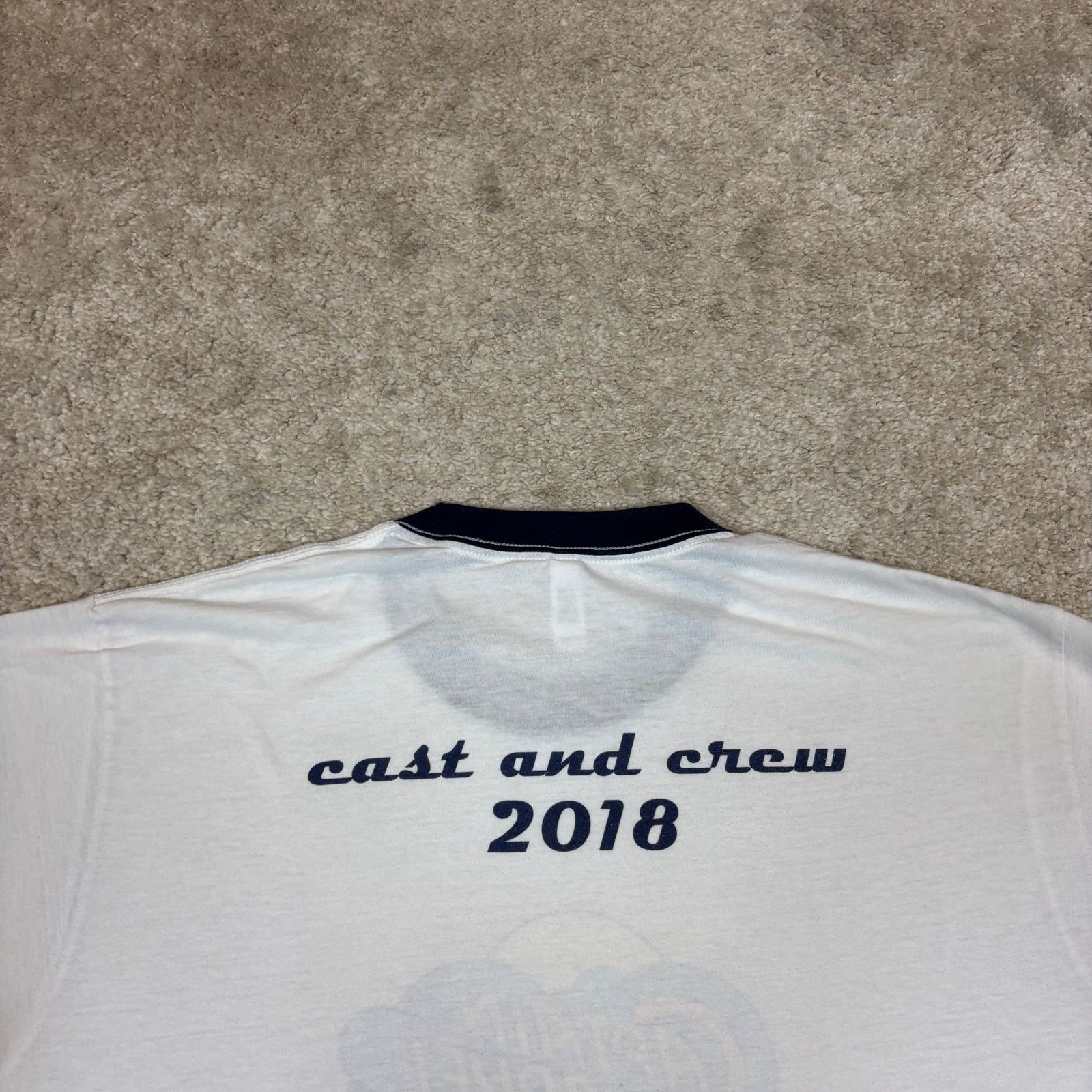 American Apparel × Disney × Marvel Comics Captain Marvel Cast and Crew 18 Ringer Shirt XL Brie Larson Size US XL / EU 56 / 4 - 4 Thumbnail