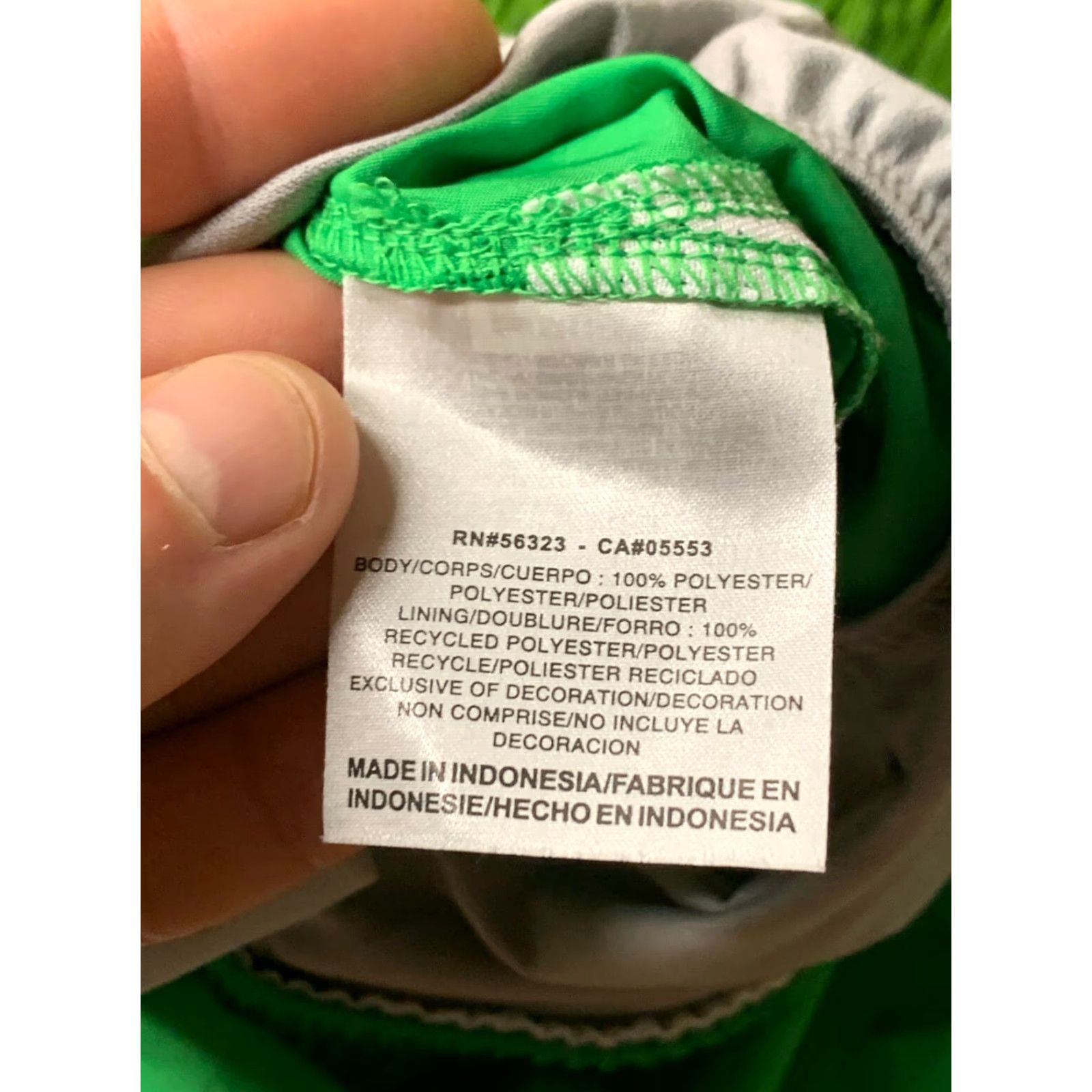 Nike Nike ORIGINAL womens Training Shorts XS Floral Green, White and Pink Run Running Sports Short Pants, 100% Polyester Size 26" / US 2 / IT 38 - 5 Thumbnail