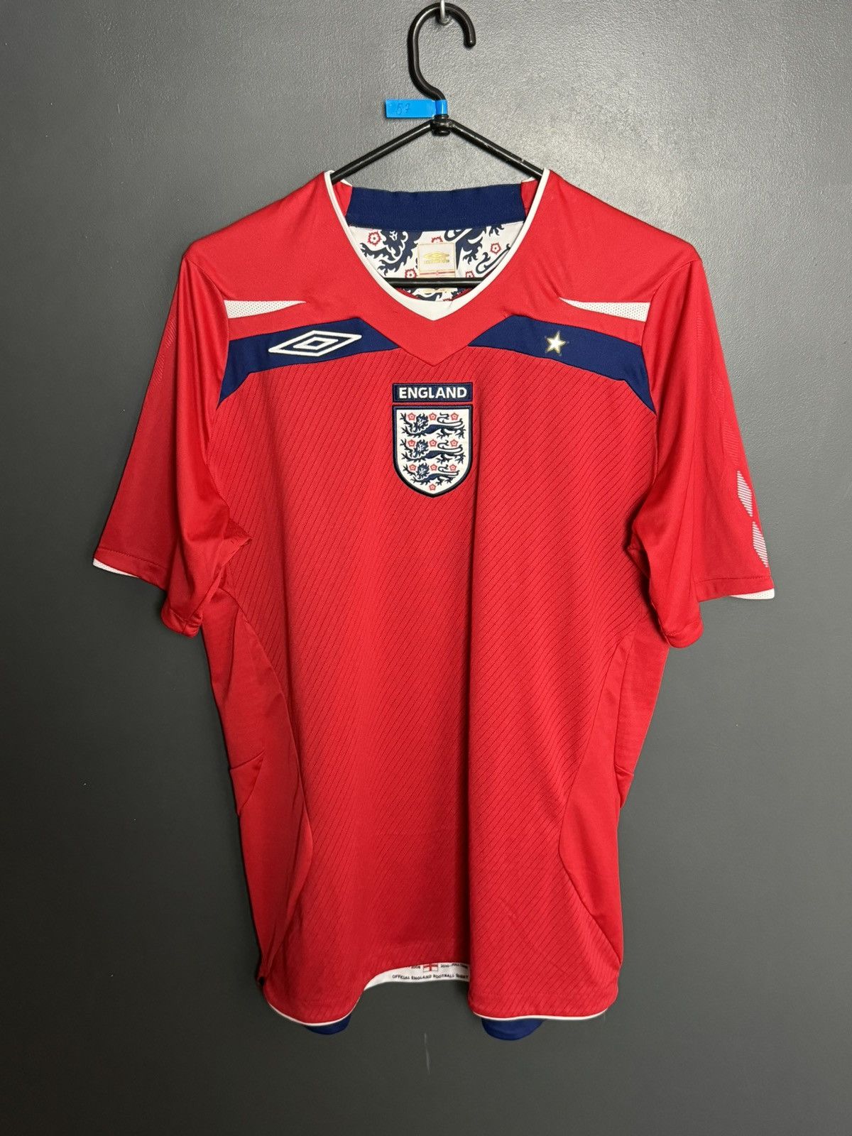 Umbro England National Team 08/10 Away Gerrard Football Jersey Size US M / EU 48-50 / 2 - 2 Thumbnail