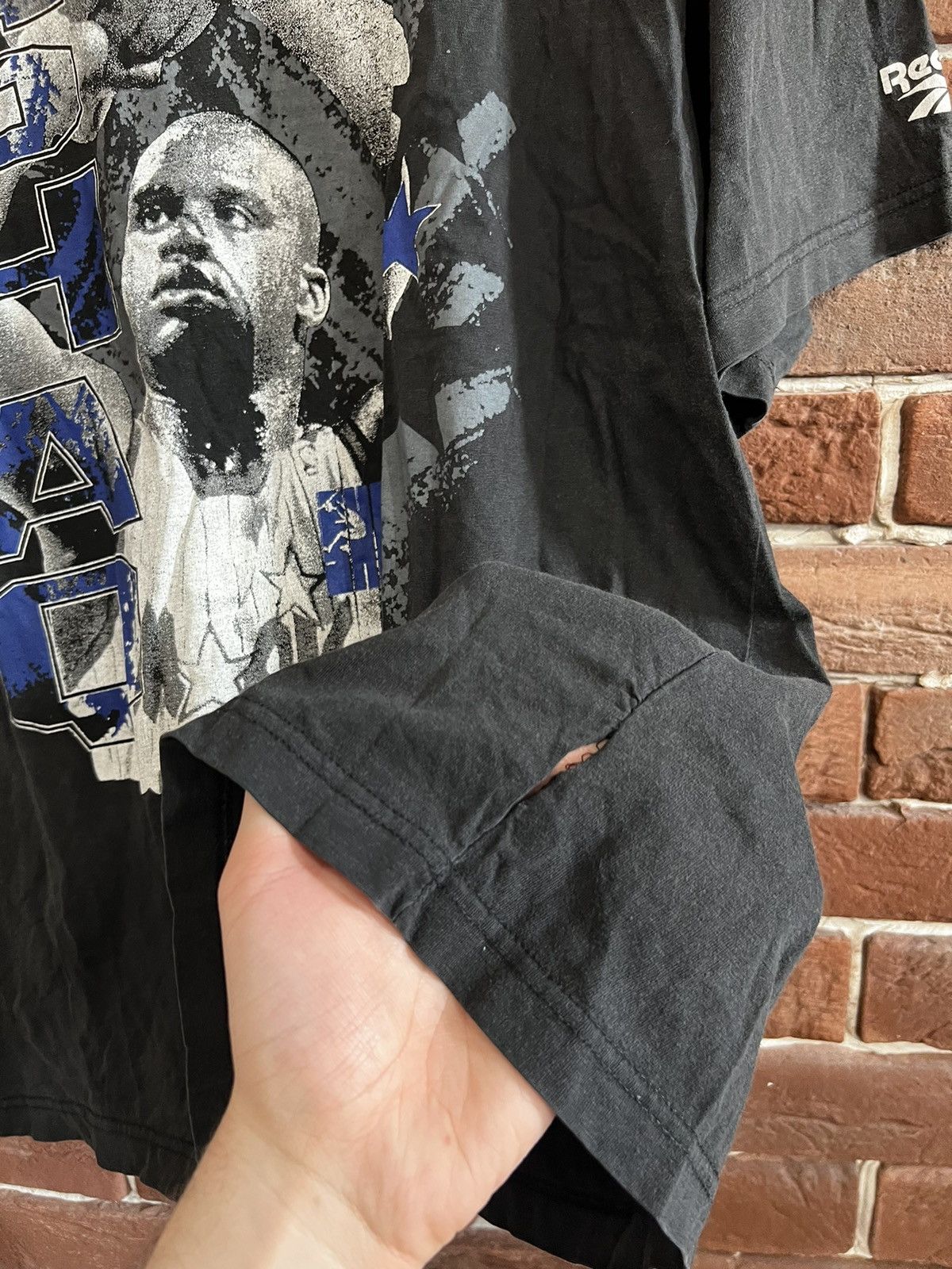 NBA Vintage 90s Reebok NBA Shaq O Neal Orlando Magic XL Black Size US XL / EU 56 / 4 - 4 Thumbnail