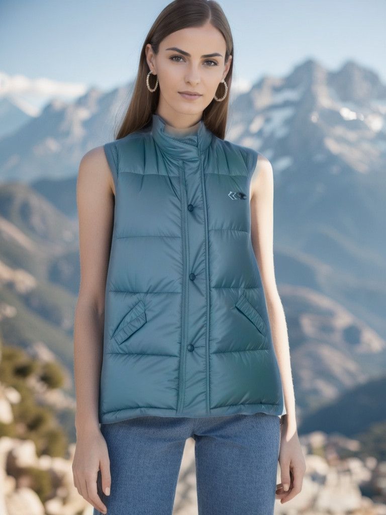 Tom Tailor Women's Vest Tom Tailor. Color: Blue. Size: M. Size M / US 6-8 / IT 42-44 - 1 Thumbnail
