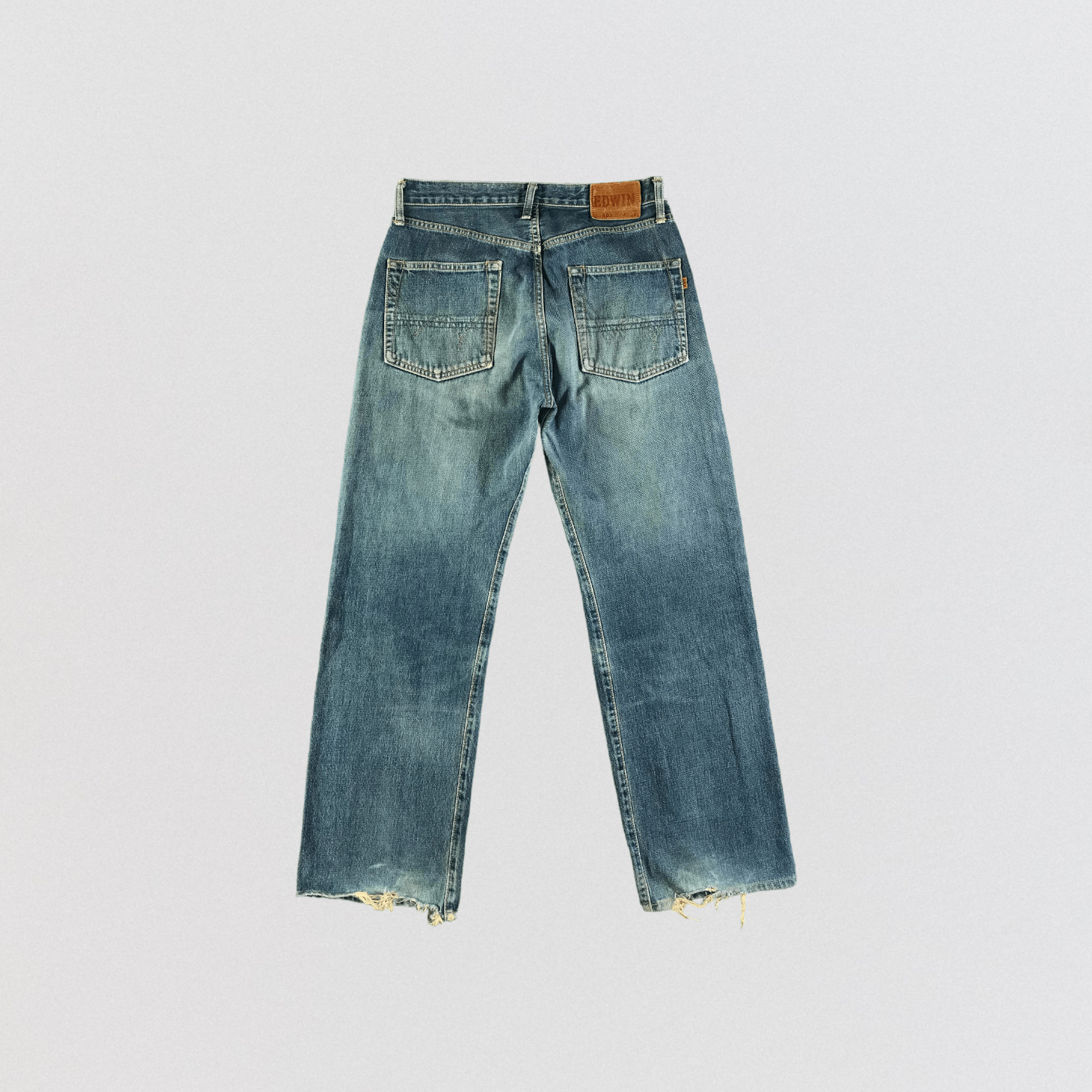 Edwin Vintage Blue Wash Edwin 505 Selvedge Jeans-JM3671 Size US 31 - 2 Thumbnail