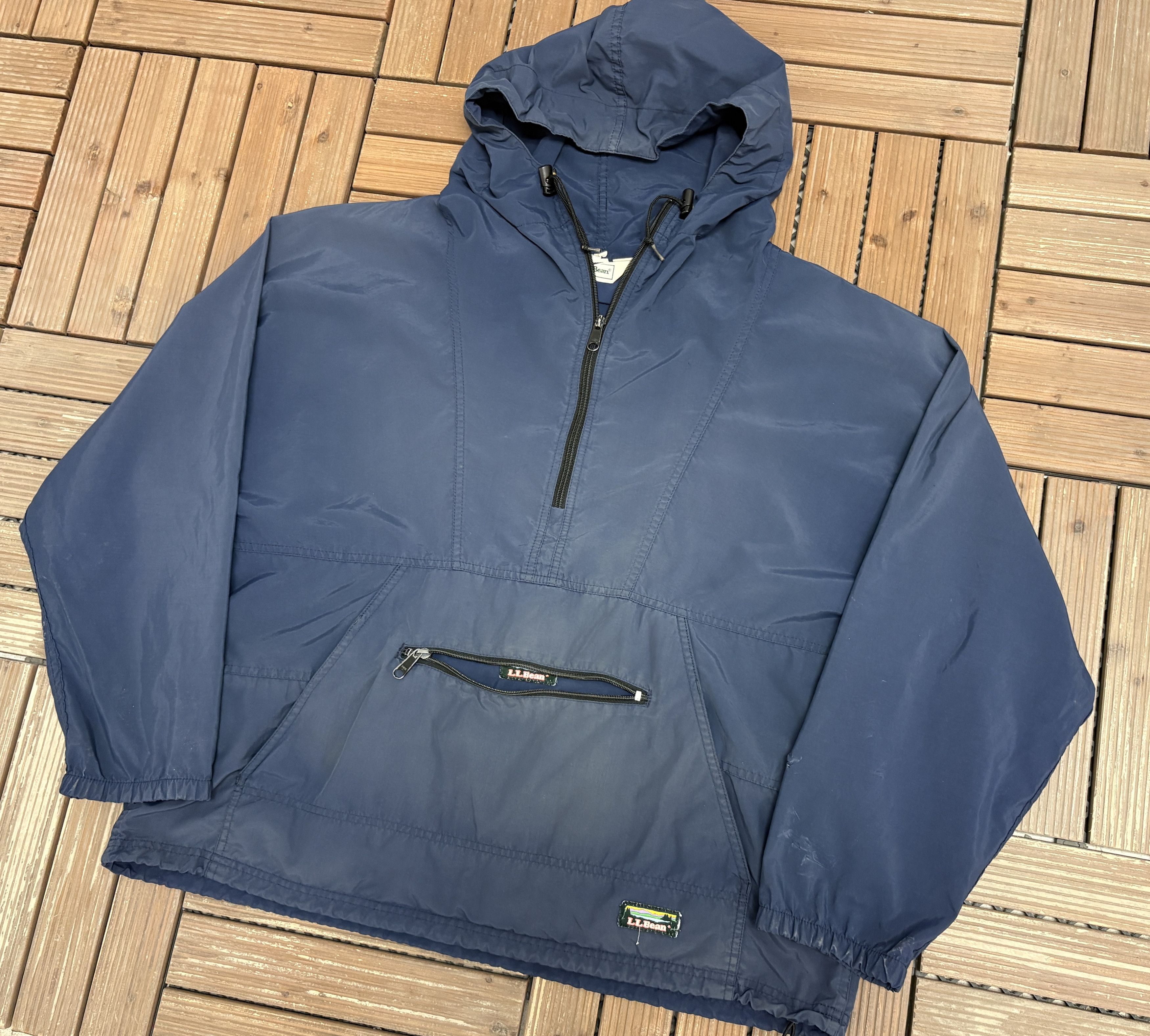 L.L. Bean L.L. Bean Vintage Blue Windbreaker Jacket Size US XL / EU 56 / 4 - 3 Thumbnail