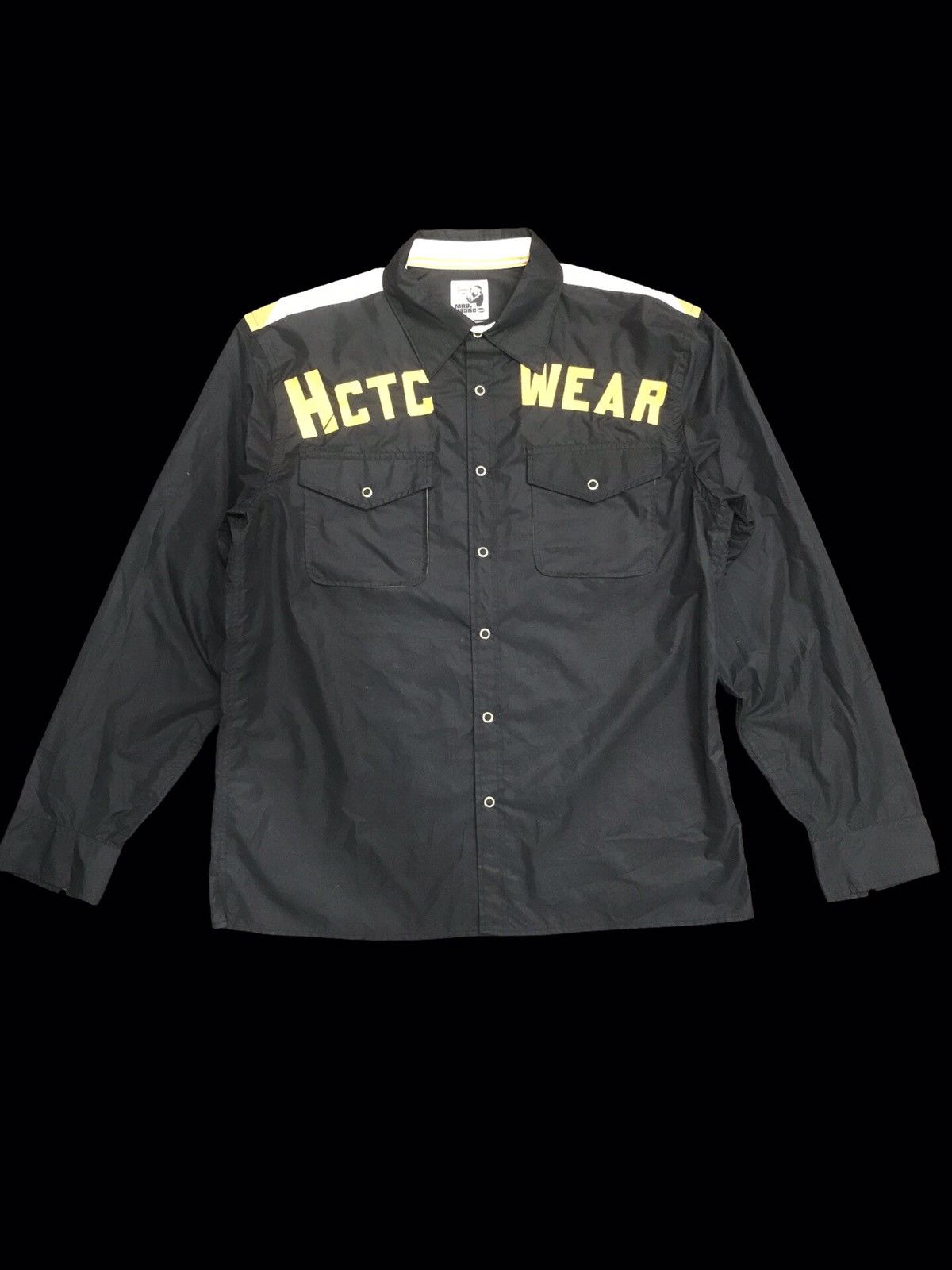 Japanese Brand 💥VERY RARE💥HECTIC STREETWEAR SPELL OUT POLYSTER SHIRT F369 Size US M / EU 48-50 / 2 - 1 Thumbnail