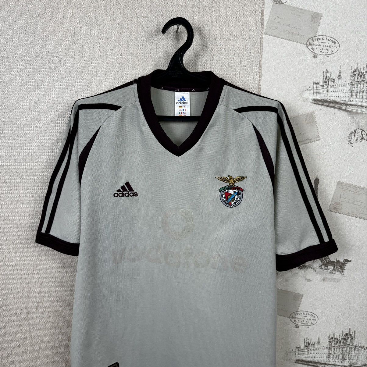 Adidas × Vintage Vintage Adidas Benfica Jersey 2001/02 Away Football Shirt L Size US L / EU 52-54 / 3 - 6 Thumbnail
