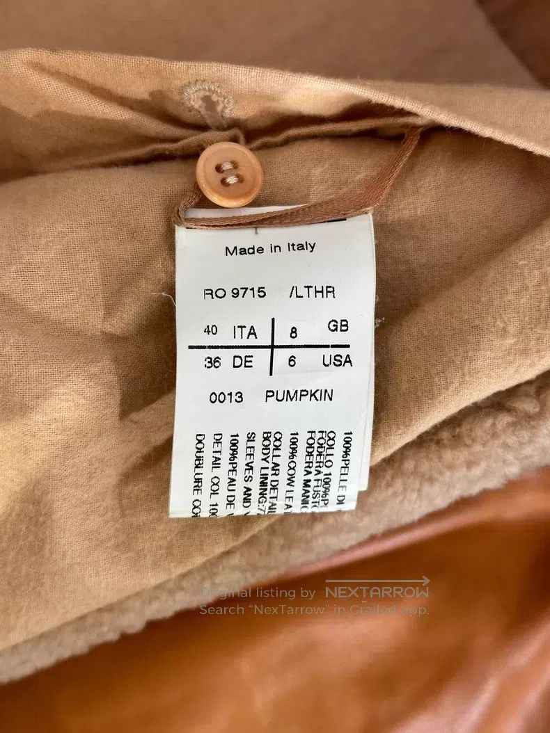 Rick Owens Rick Owens Cropped silhouette fur patchwork leather jacket Size XS / US 0-2 / IT 36-38 - 7 Thumbnail