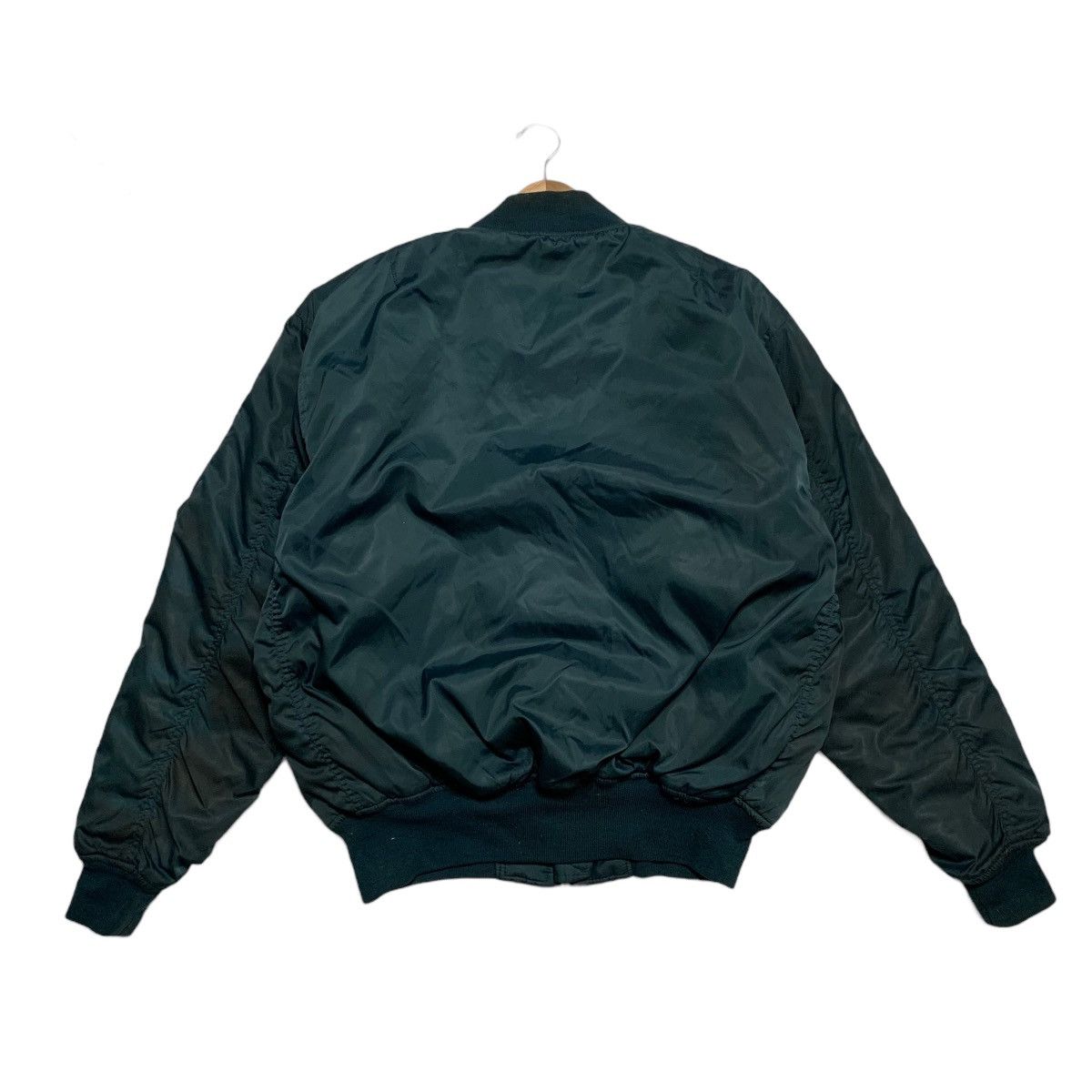 Japanese Brand CIT Plain Military Flying Bomber Jacket Size US XL / EU 56 / 4 - 7 Thumbnail