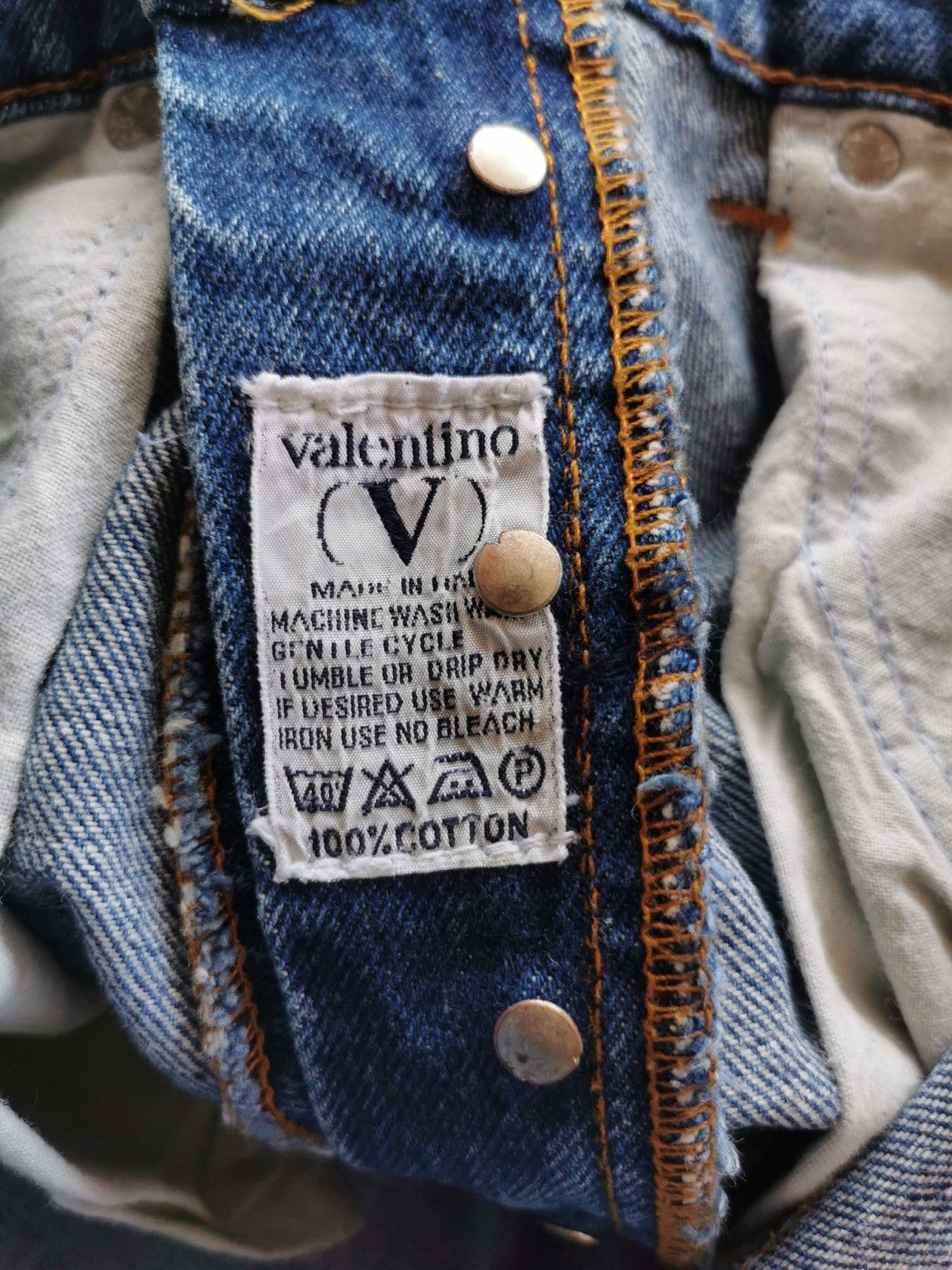 Valentino Valentino Garavani Denim Jeans (Size 30x44.5) Size US 30 / EU 46 - 8 Thumbnail