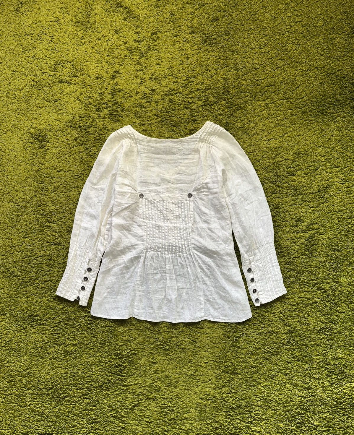 Hysteric Glamour × If Six Was Nine Hebbeding 100% linen avant garde blouse shirt Size S / US 4 / IT 40 - 2 Thumbnail