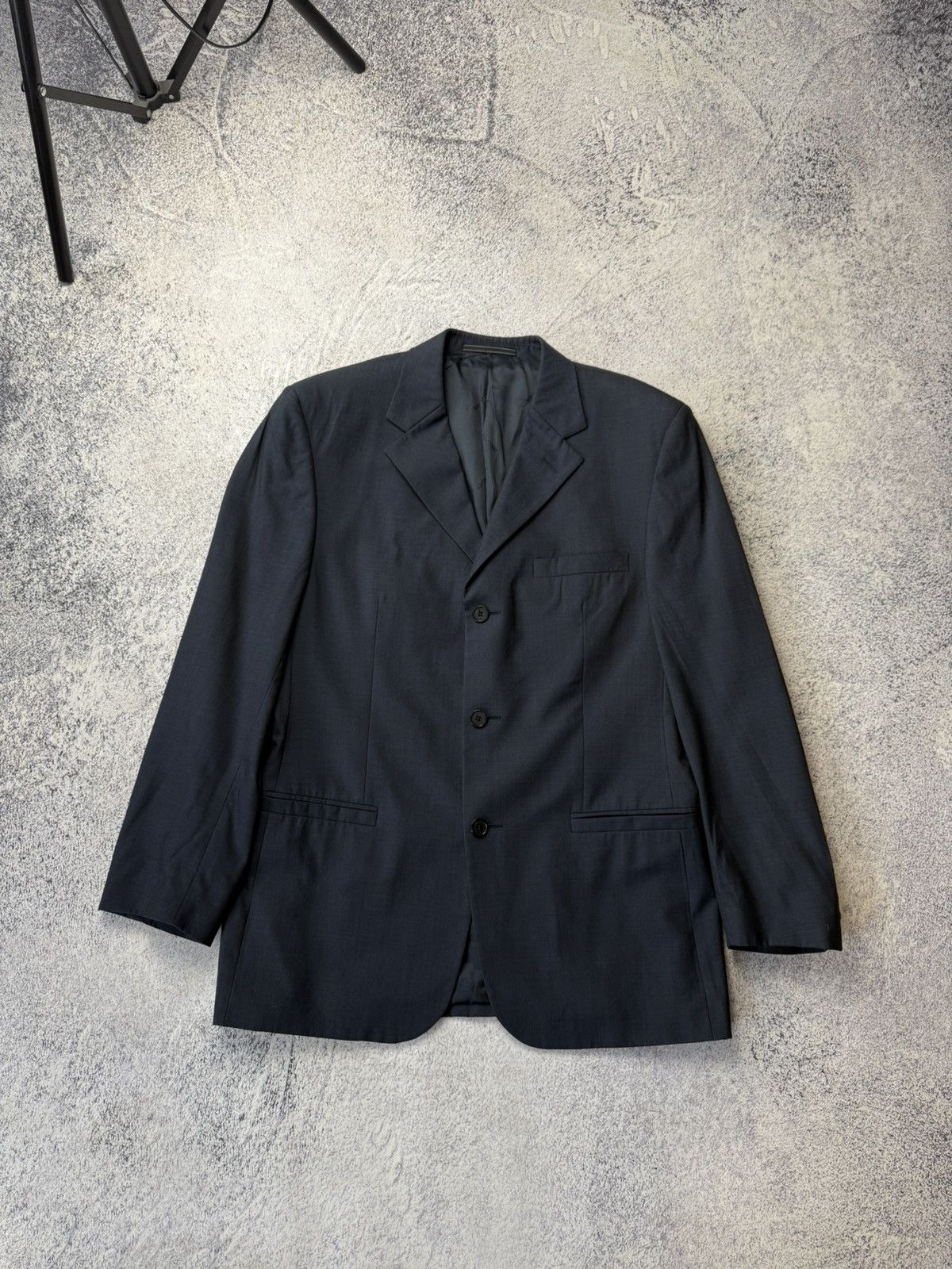 Vintage Vintage Versace Classic Black Blazer Luxury Y2K Size 48R - 4 Thumbnail