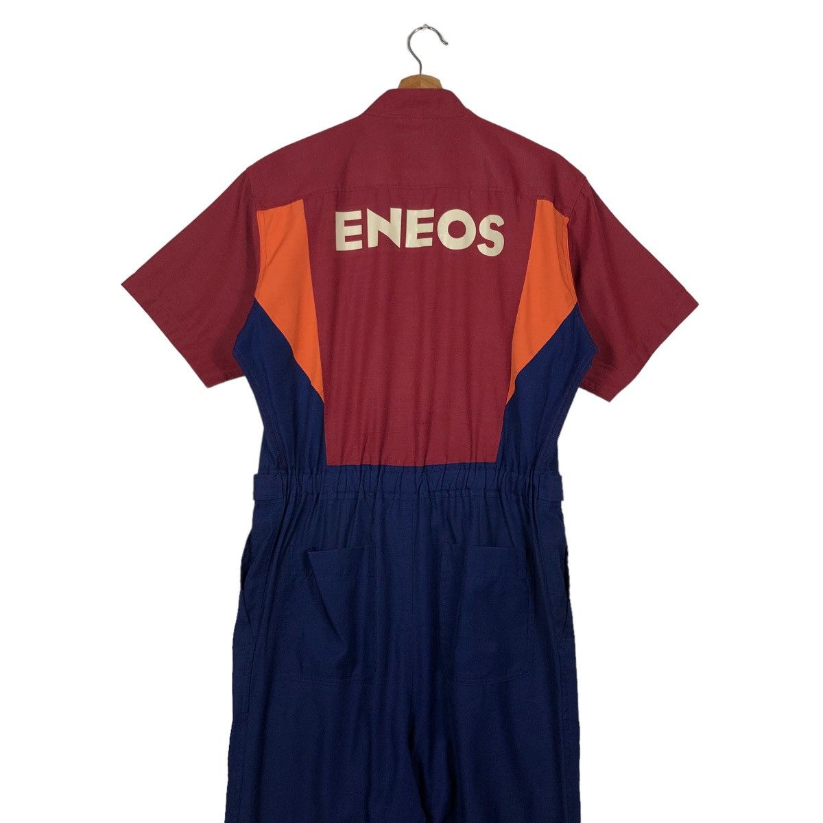 Japanese Brand 🔥90’s Vintage Overall Eneos Work Racing Big Logo Size US 34 / EU 50 - 9 Thumbnail