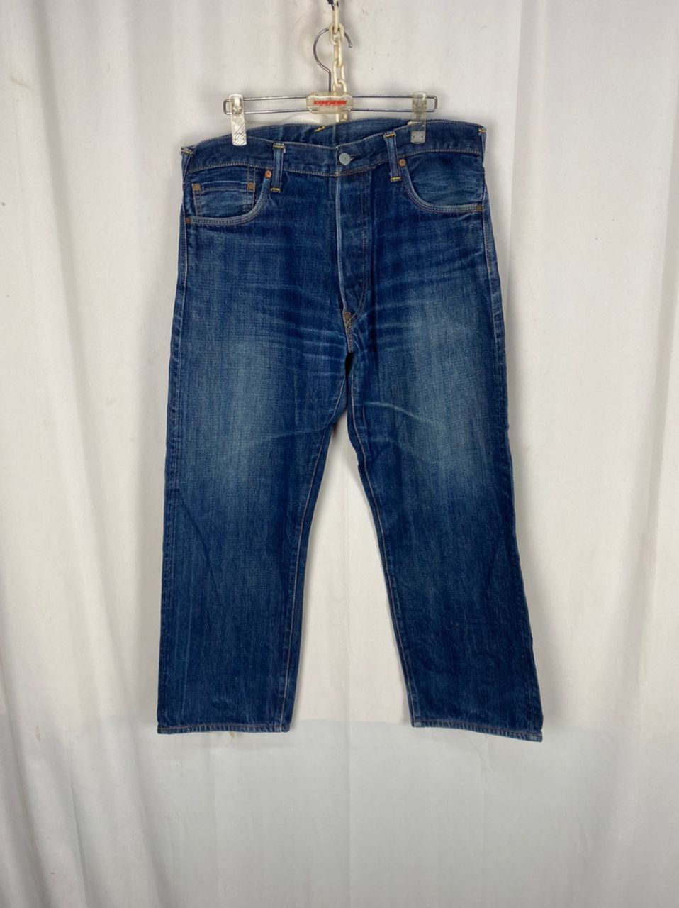 Evisu × Japanese Brand Vintage evisu selvedge distressed denim jeans by yamane Size US 34 / EU 50 - 15 Thumbnail