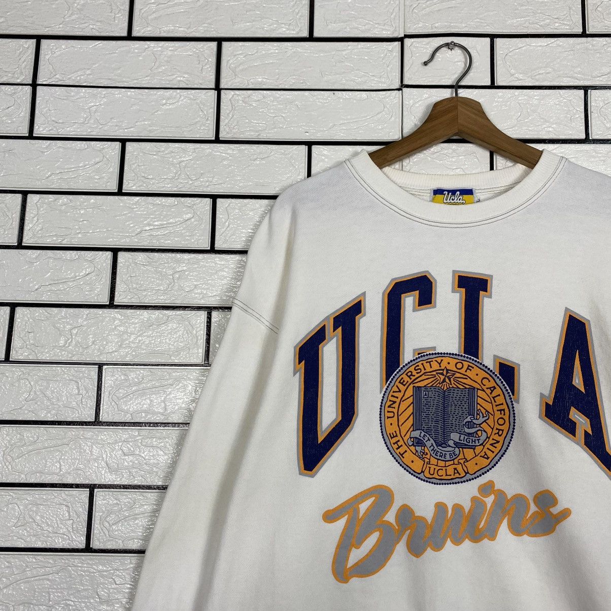 Vintage 🔥VINTAGE JUMPER SWEATSHIRT UCLA BIG LOGO Size US L / EU 52-54 / 3 - 7 Thumbnail