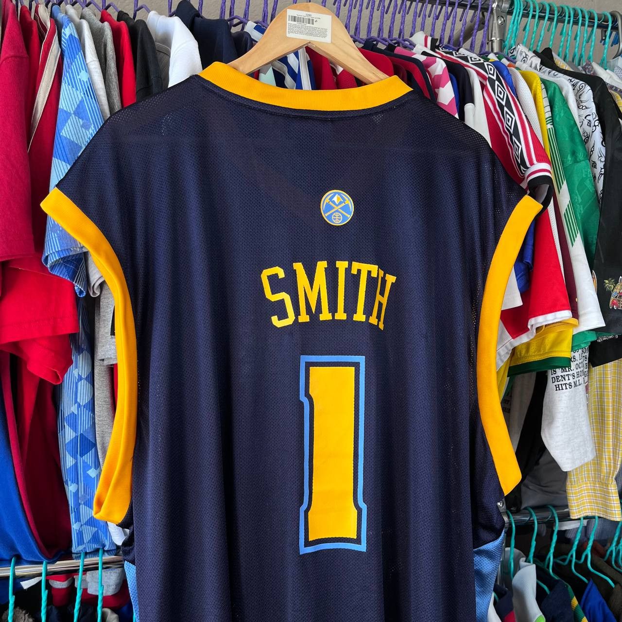 Adidas Denver Nuggets NBA Tank Top Jersey #1 J.R. Smith Size US XXL / EU 58 / 5 - 1 Thumbnail